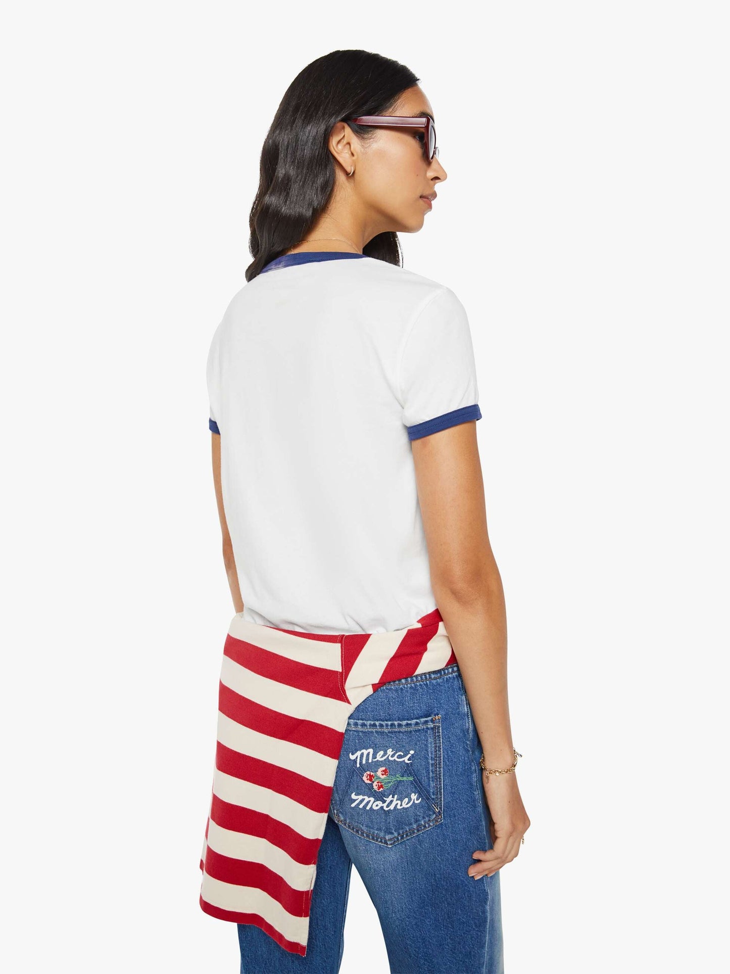 Mother Denim Women Merci x MOTHER The Lil' Goodie Ringer