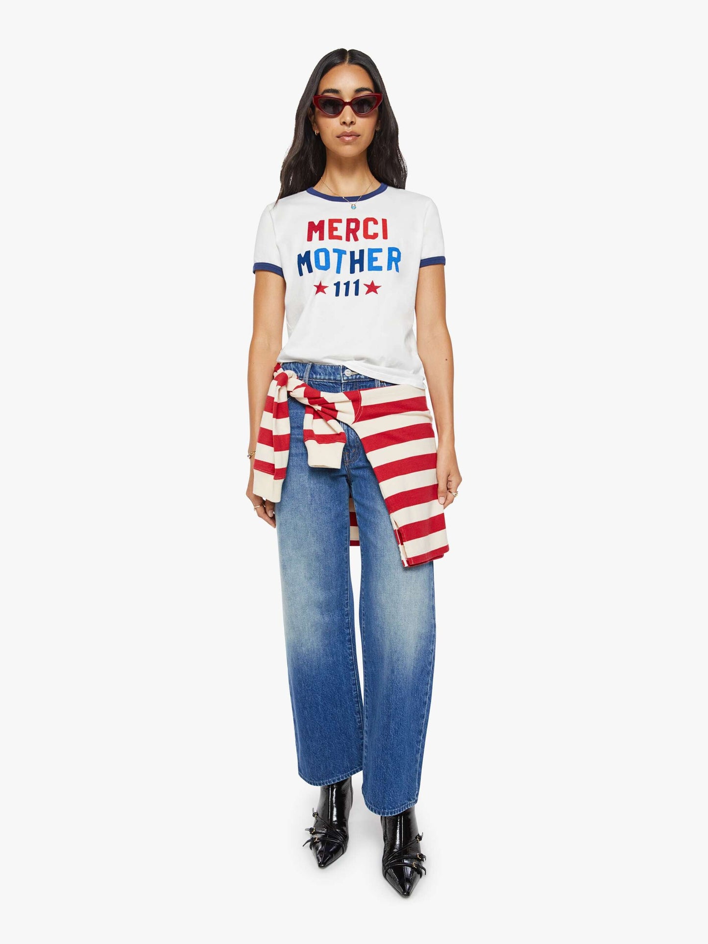 Mother Denim Women Merci x MOTHER The Lil' Goodie Ringer