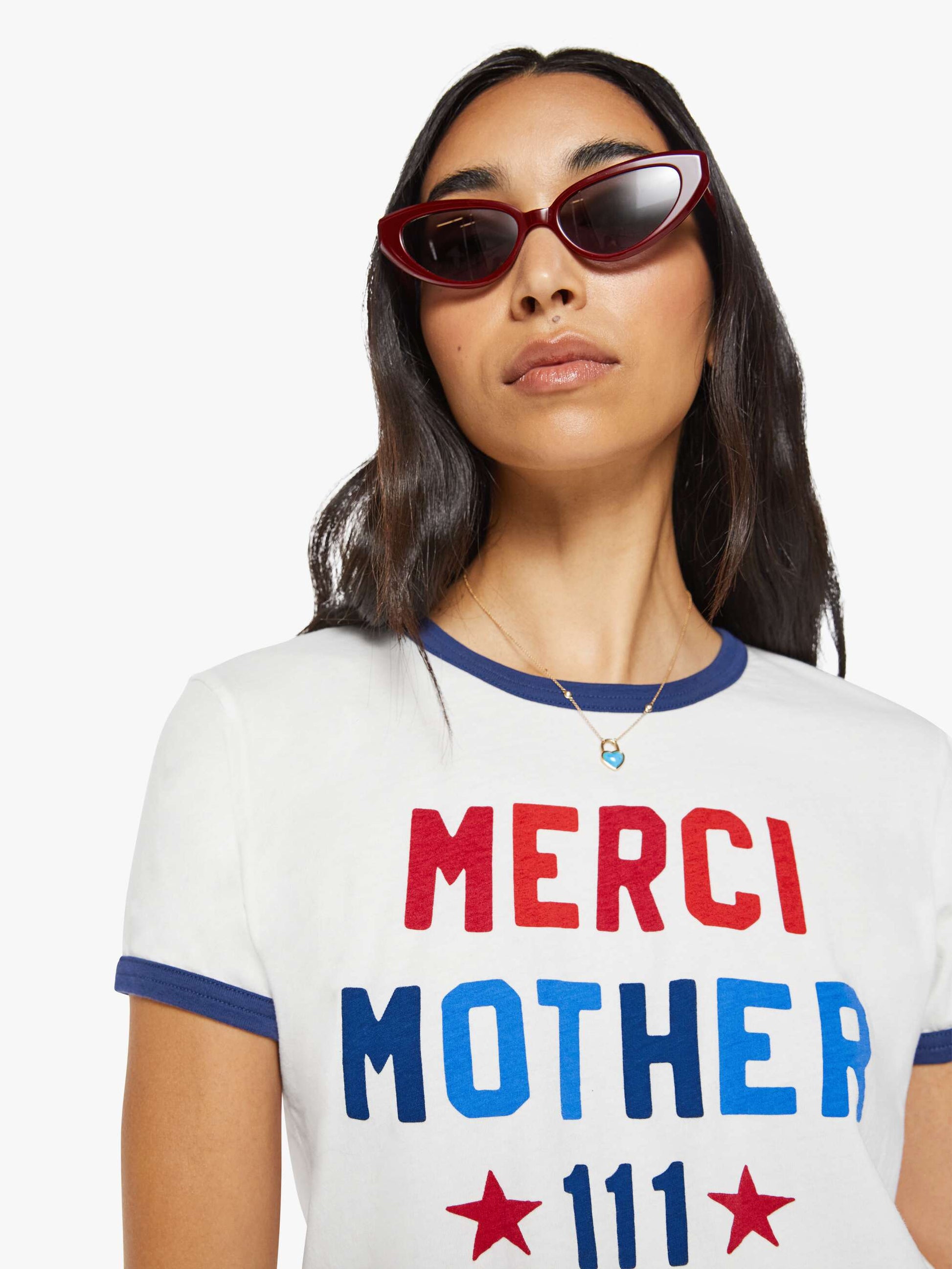 Mother Denim Women Merci x MOTHER The Lil' Goodie Ringer
