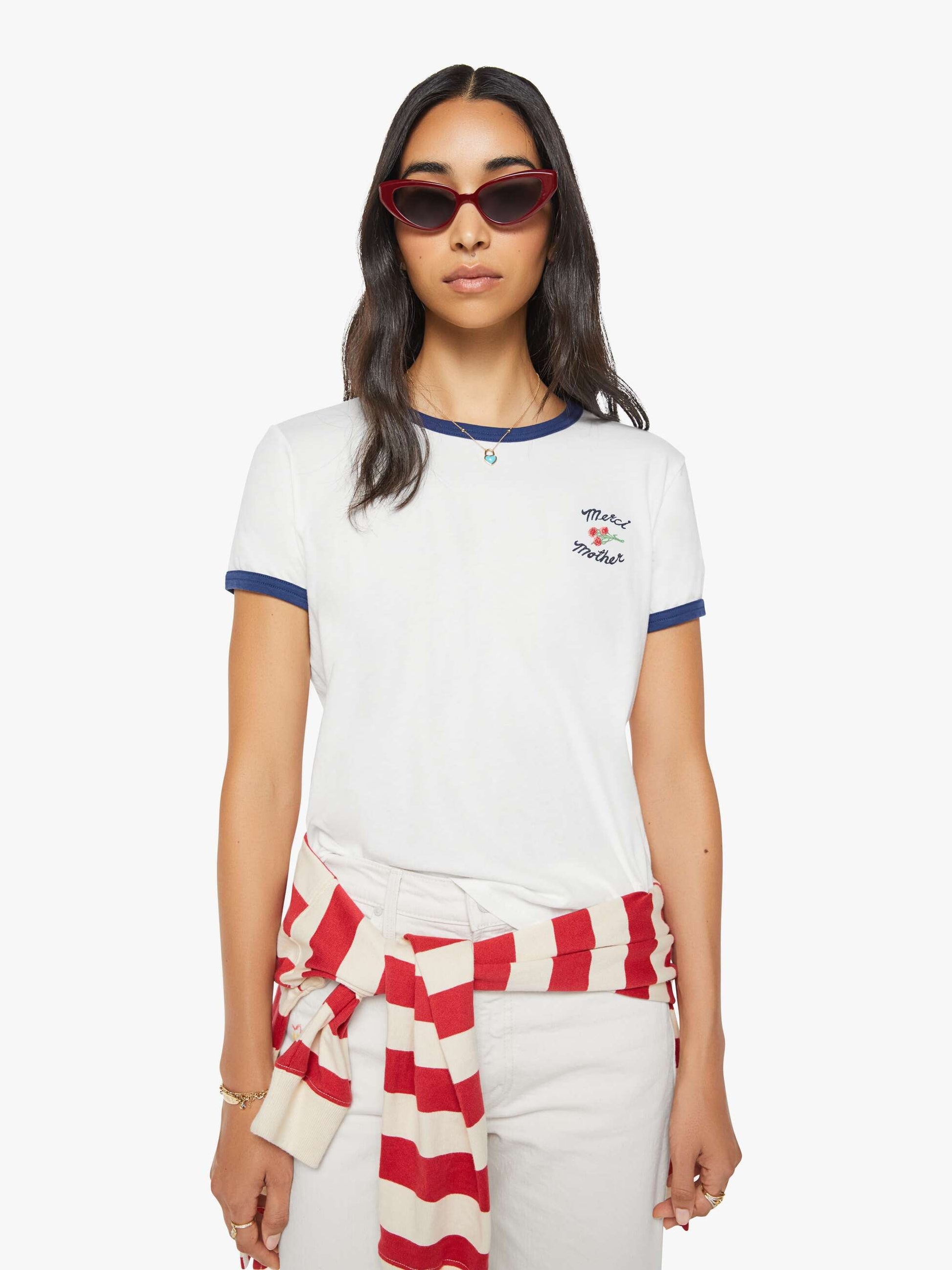 Mother Denim Women Merci x MOTHER The Lil' Goodie Ringer