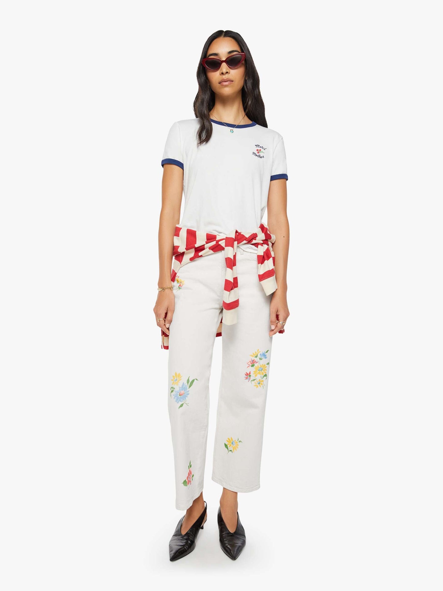 Mother Denim Women Merci x MOTHER The Lil' Goodie Ringer