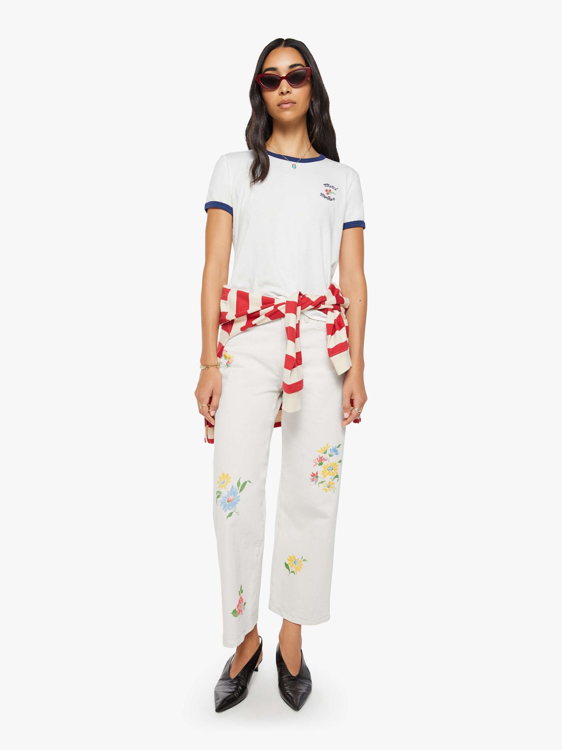 Mother Denim Women Merci x MOTHER The Lil' Goodie Ringer