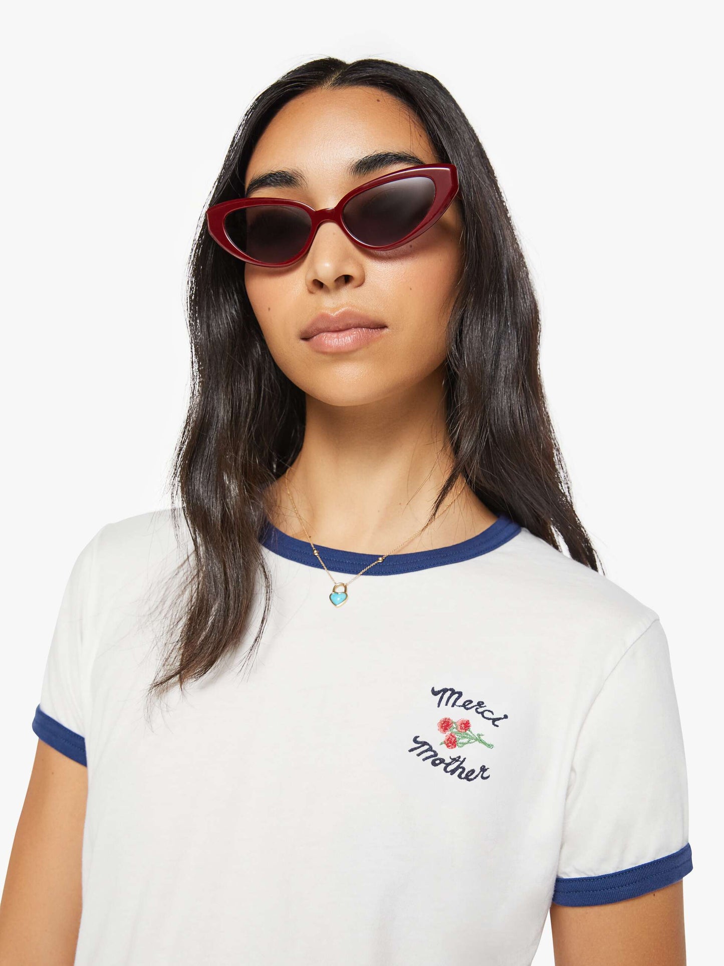 Mother Denim Women Merci x MOTHER The Lil' Goodie Ringer