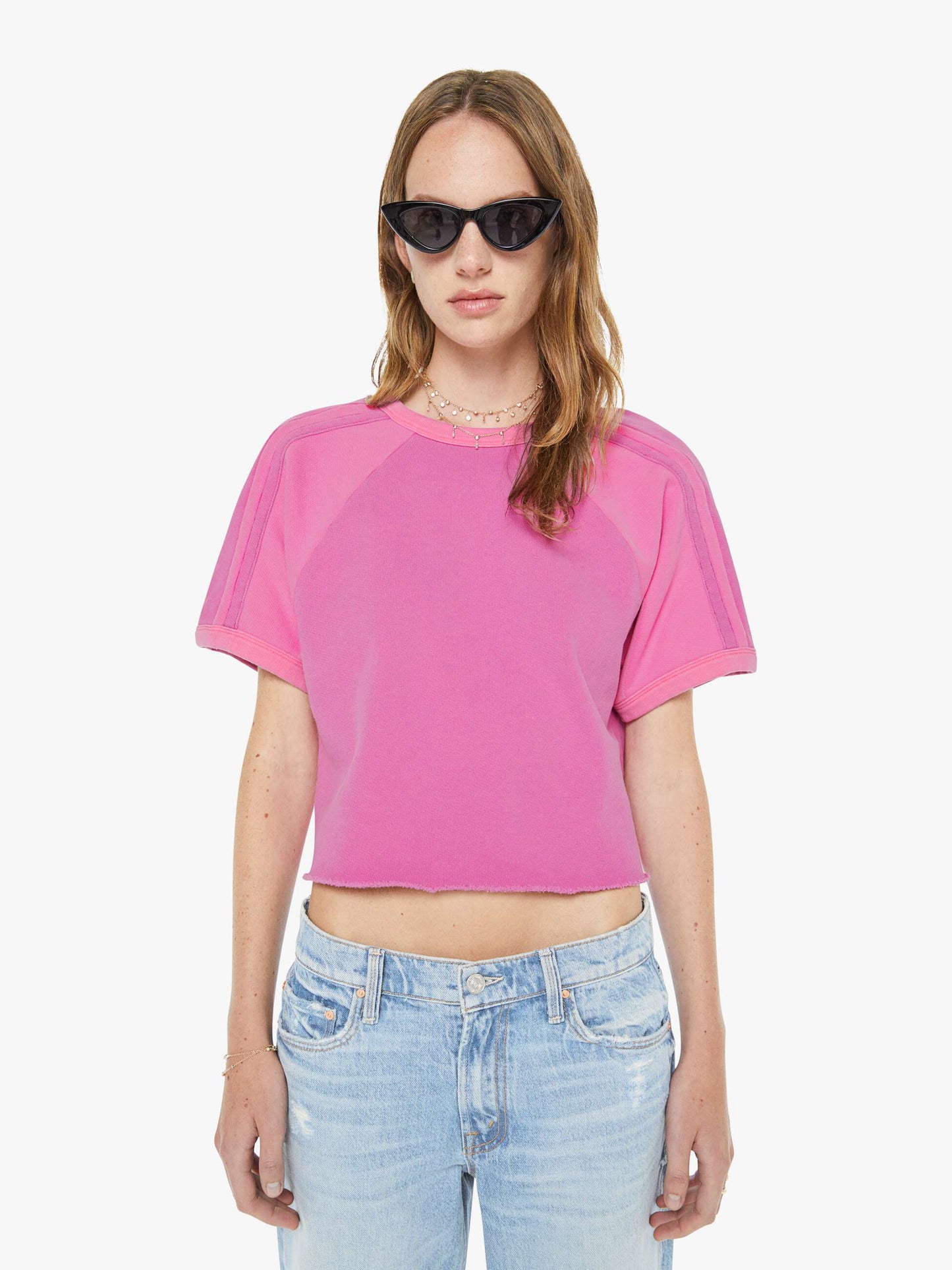 Mother Denim Women The Half Cut Square
