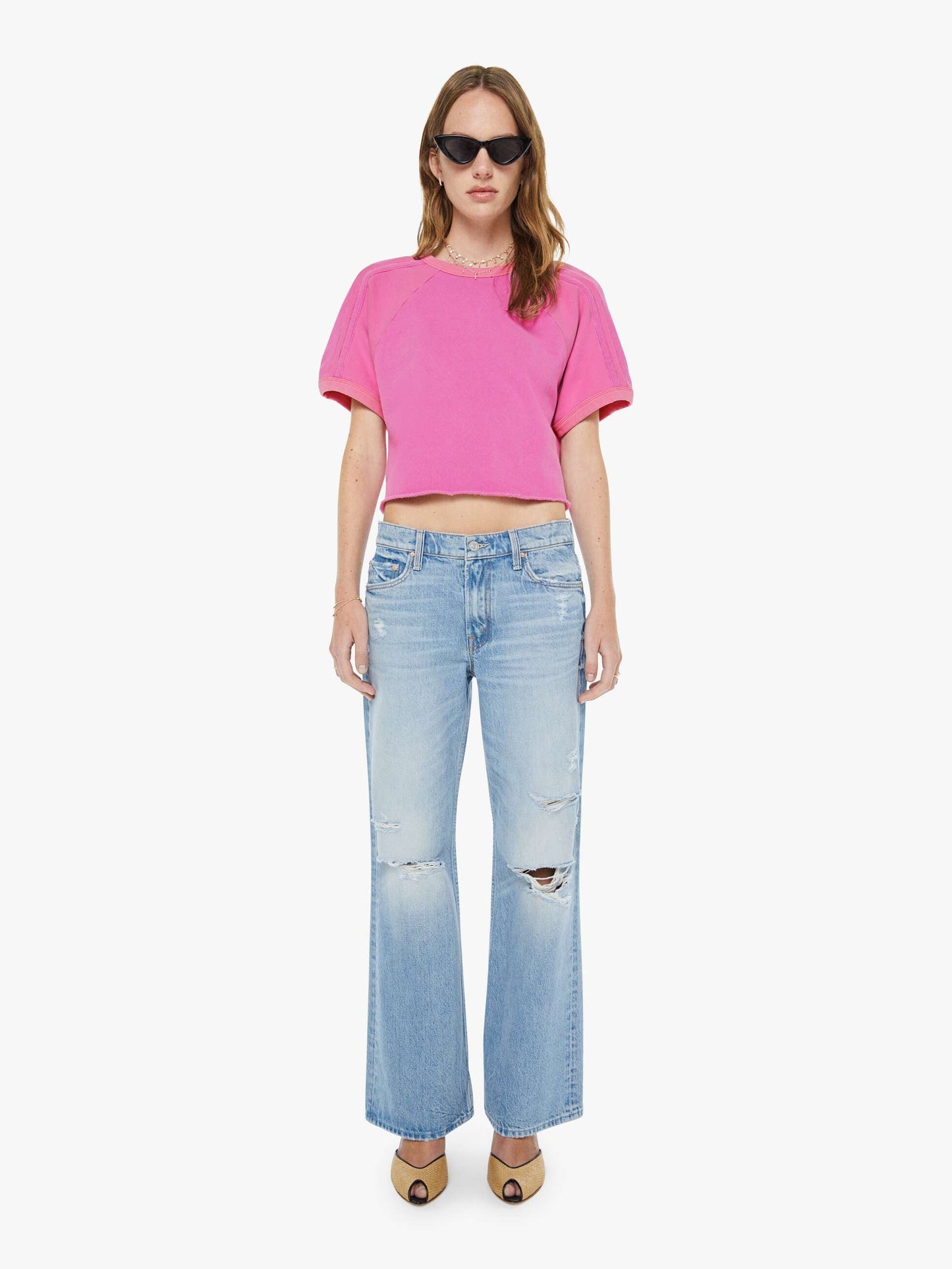 Mother Denim Women The Half Cut Square