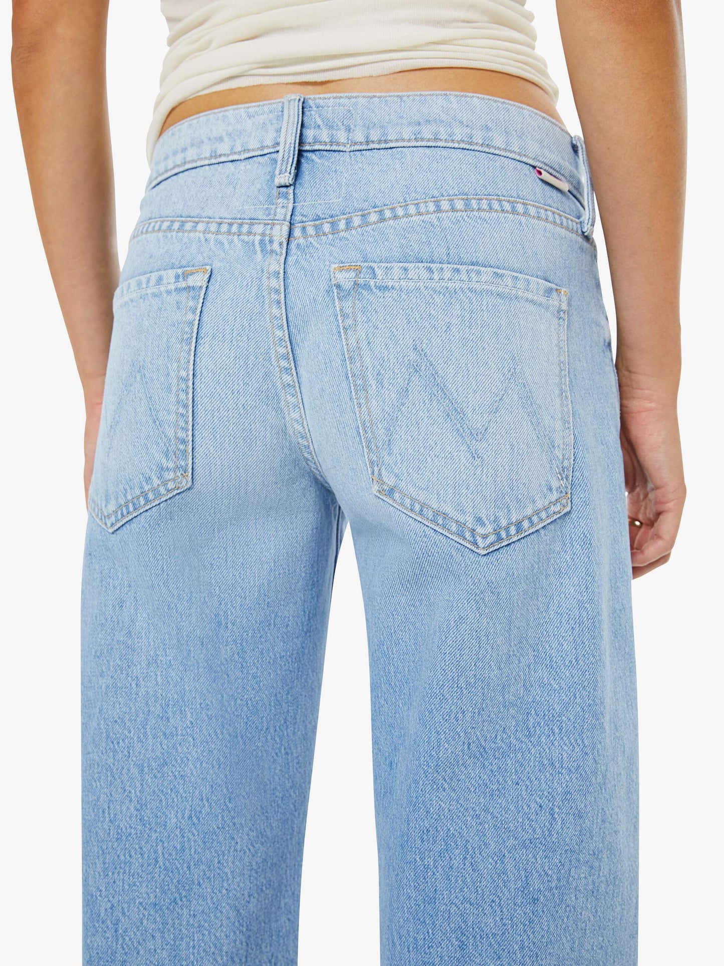 Mother Denim Women The L/S Cap Outfielder