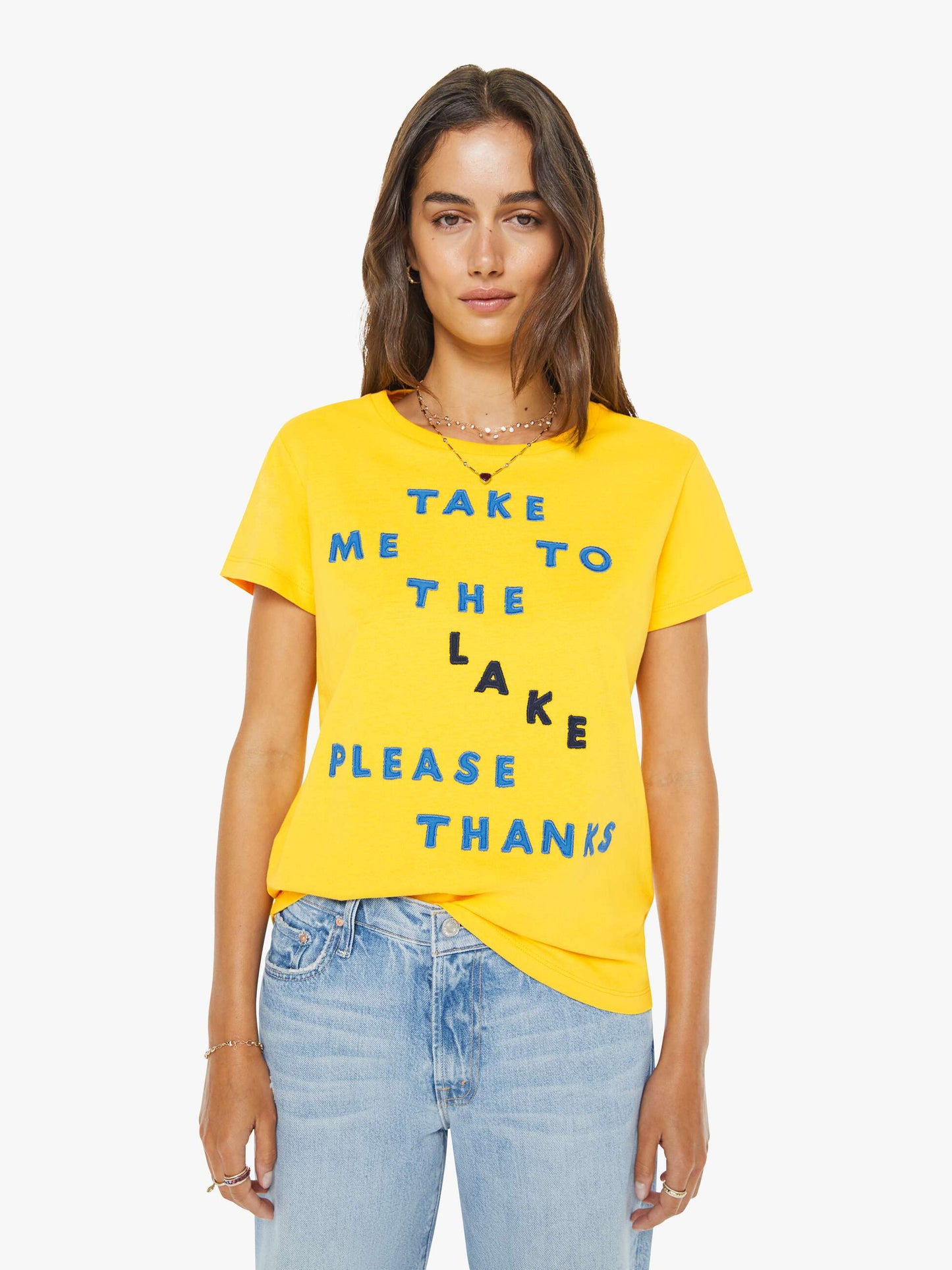 Mother Denim Women The Boxy Goodie Goodie