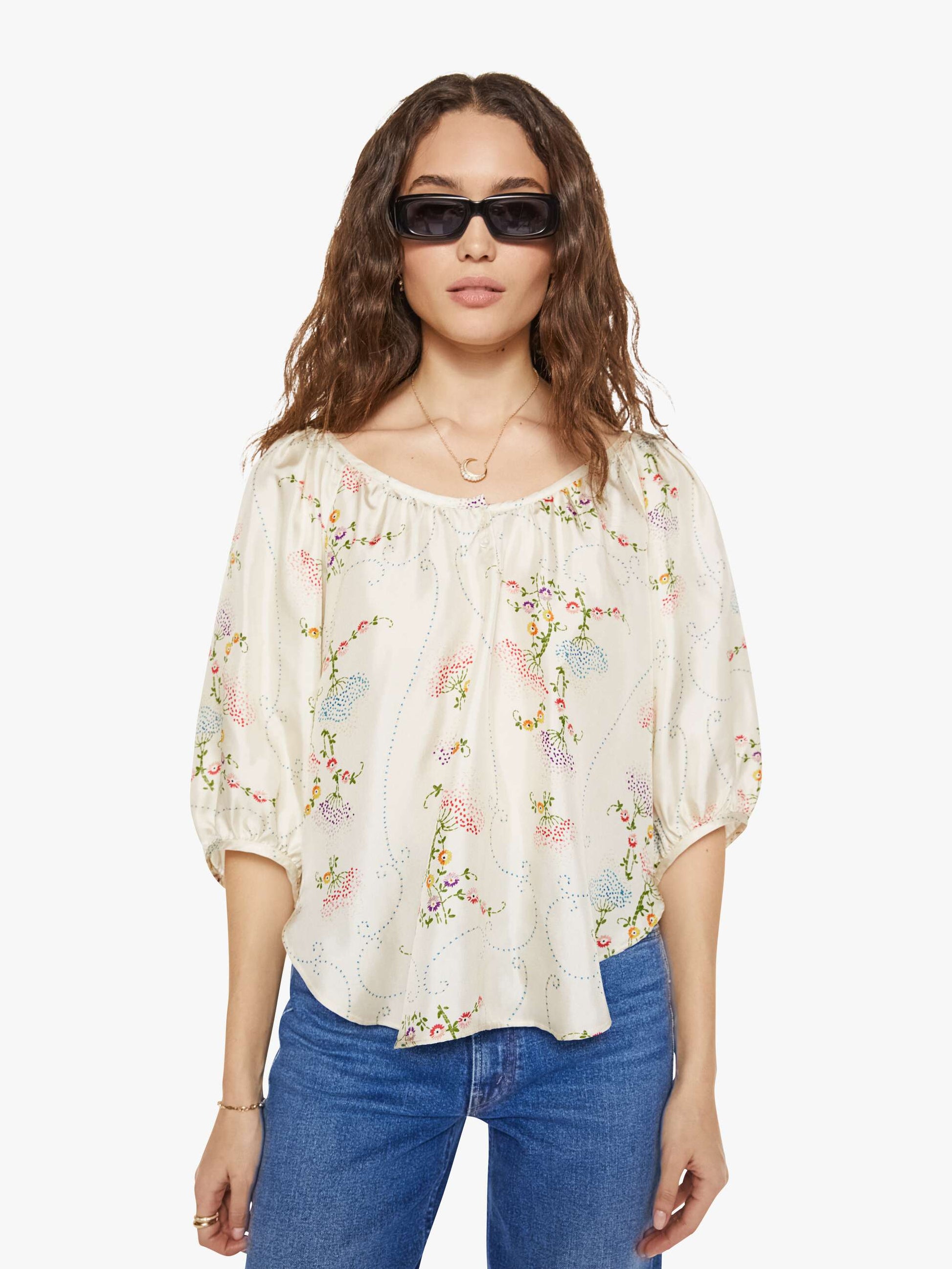 Mother Denim Women La Prestic Ouiston Moisson Top