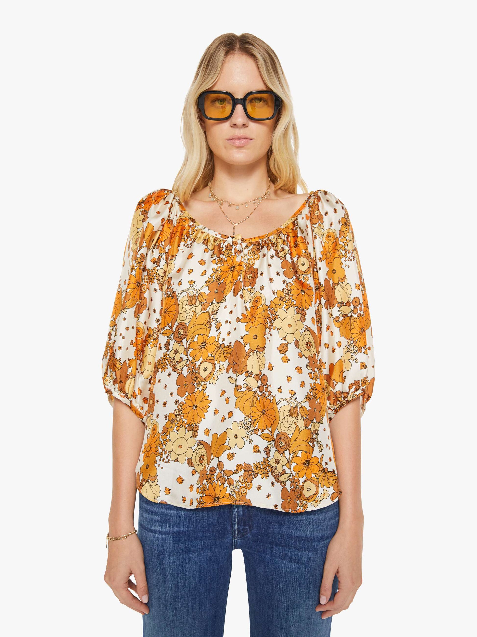 Mother Denim Women La Prestic Ouiston Moisson Top