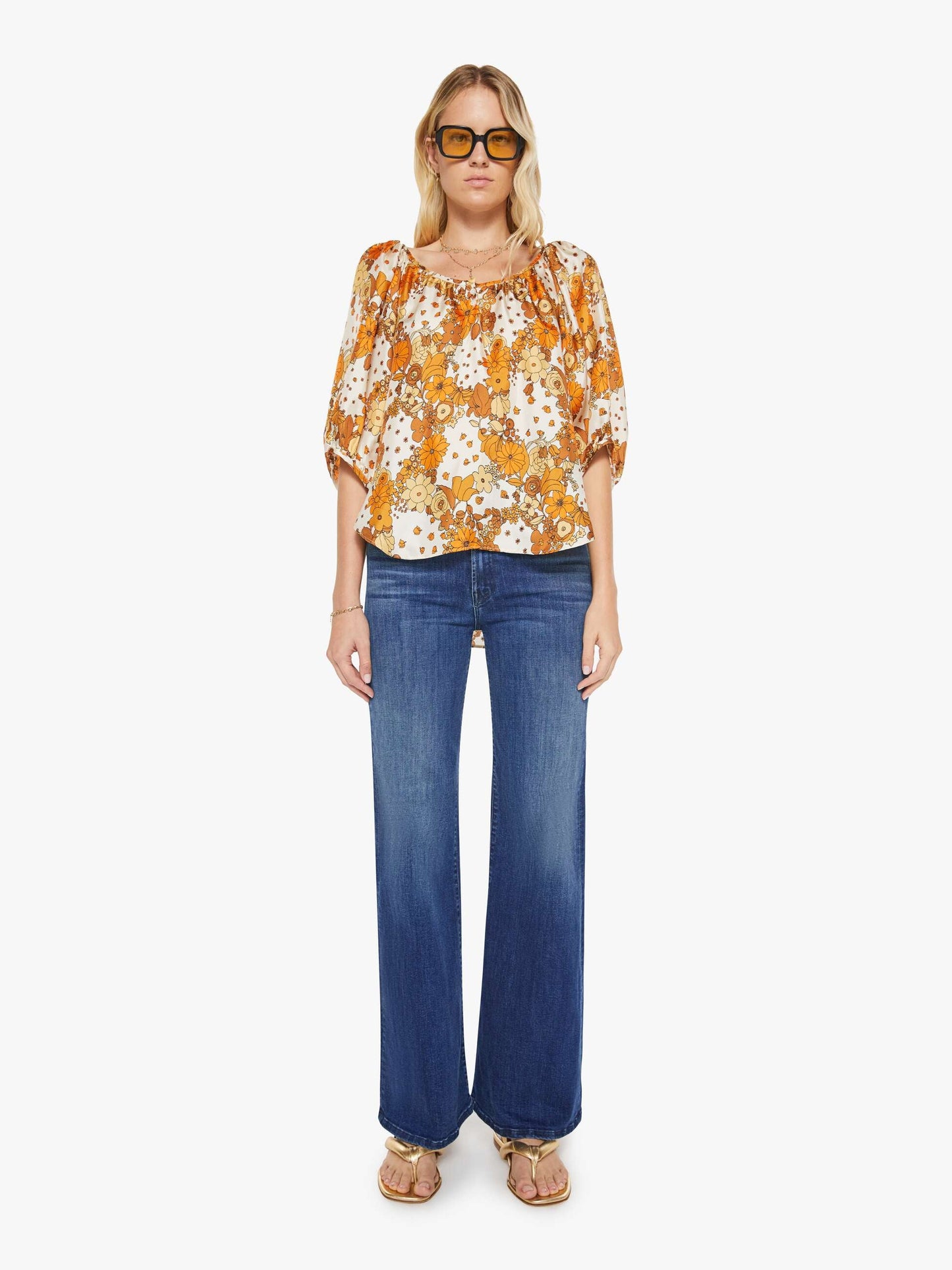 Mother Denim Women La Prestic Ouiston Moisson Top