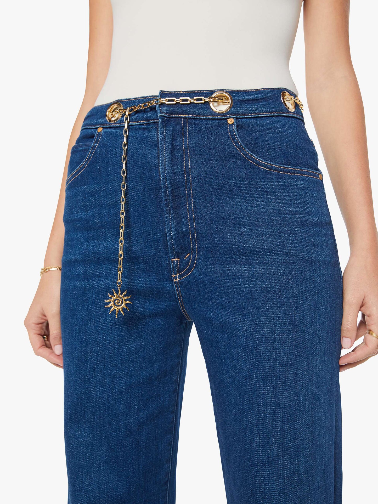 Mother Denim Women The Party In The Back Shirt