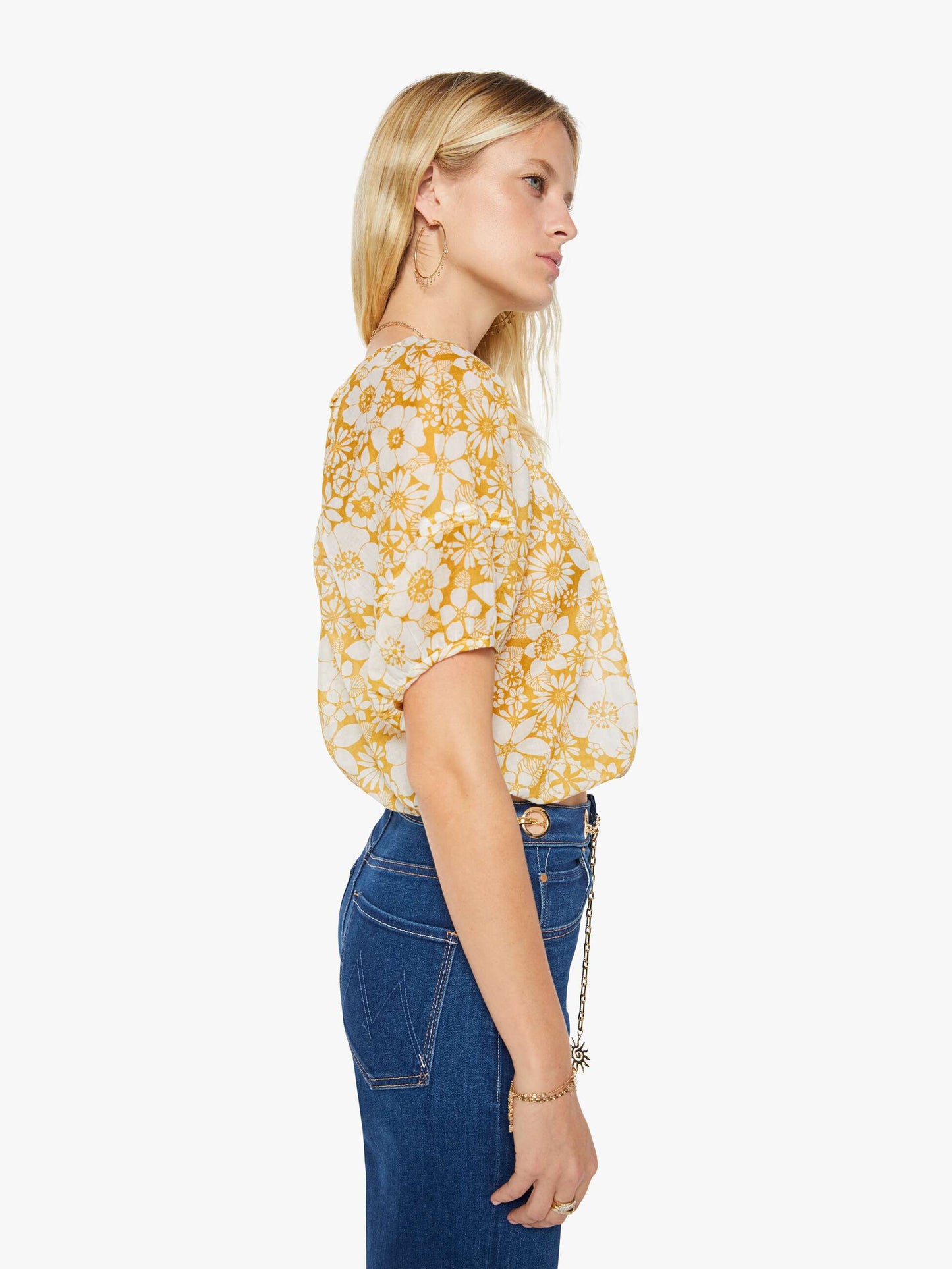 Mother Denim Women The Party In The Back Shirt