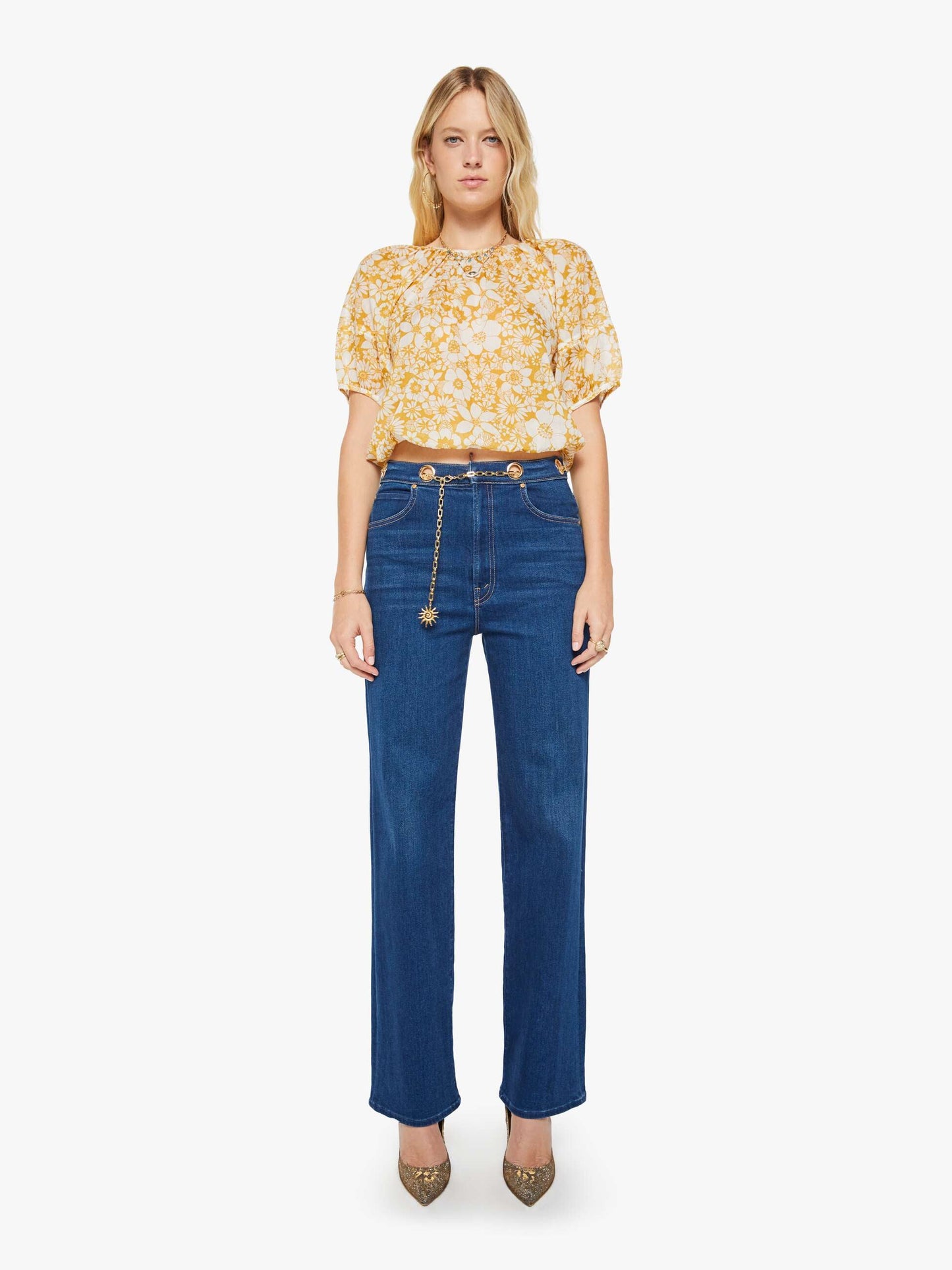 Mother Denim Women The Party In The Back Shirt