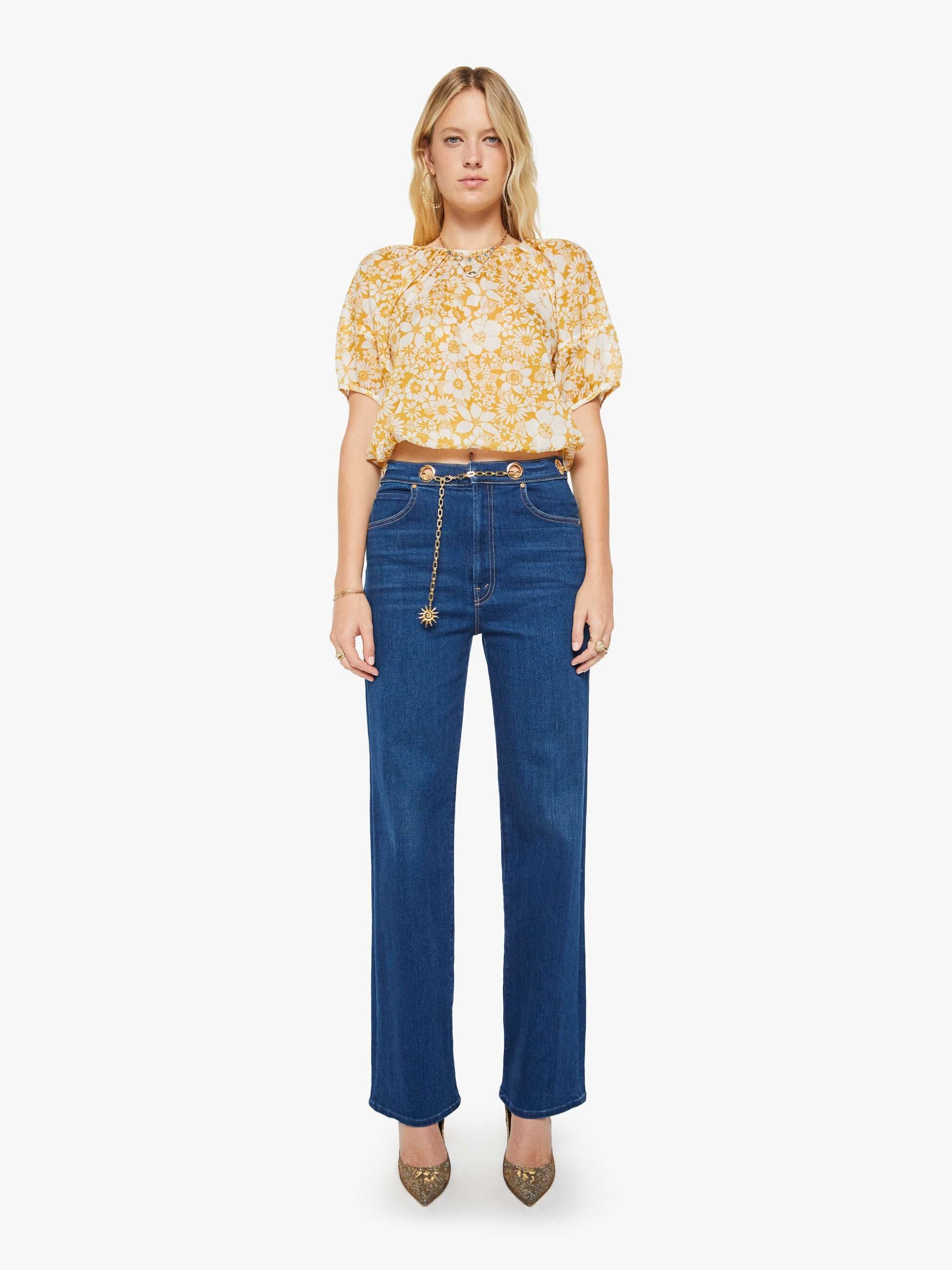 Mother Denim Women The Party In The Back Shirt