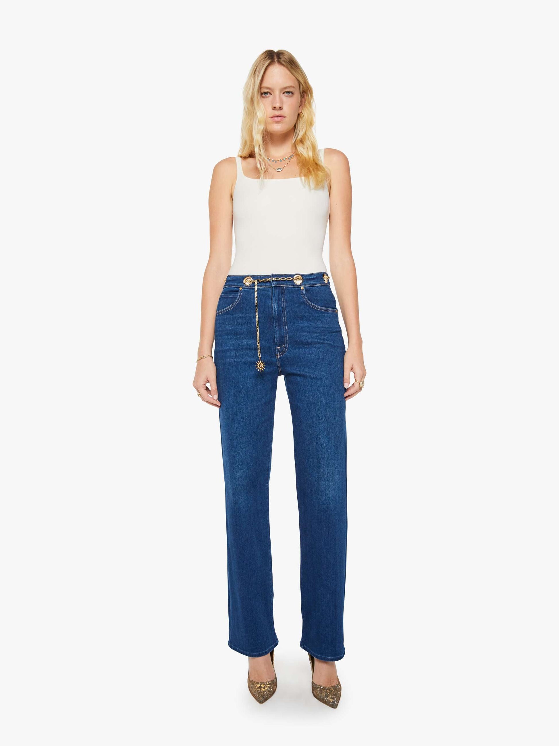 Mother Denim Women The Party In The Back Shirt