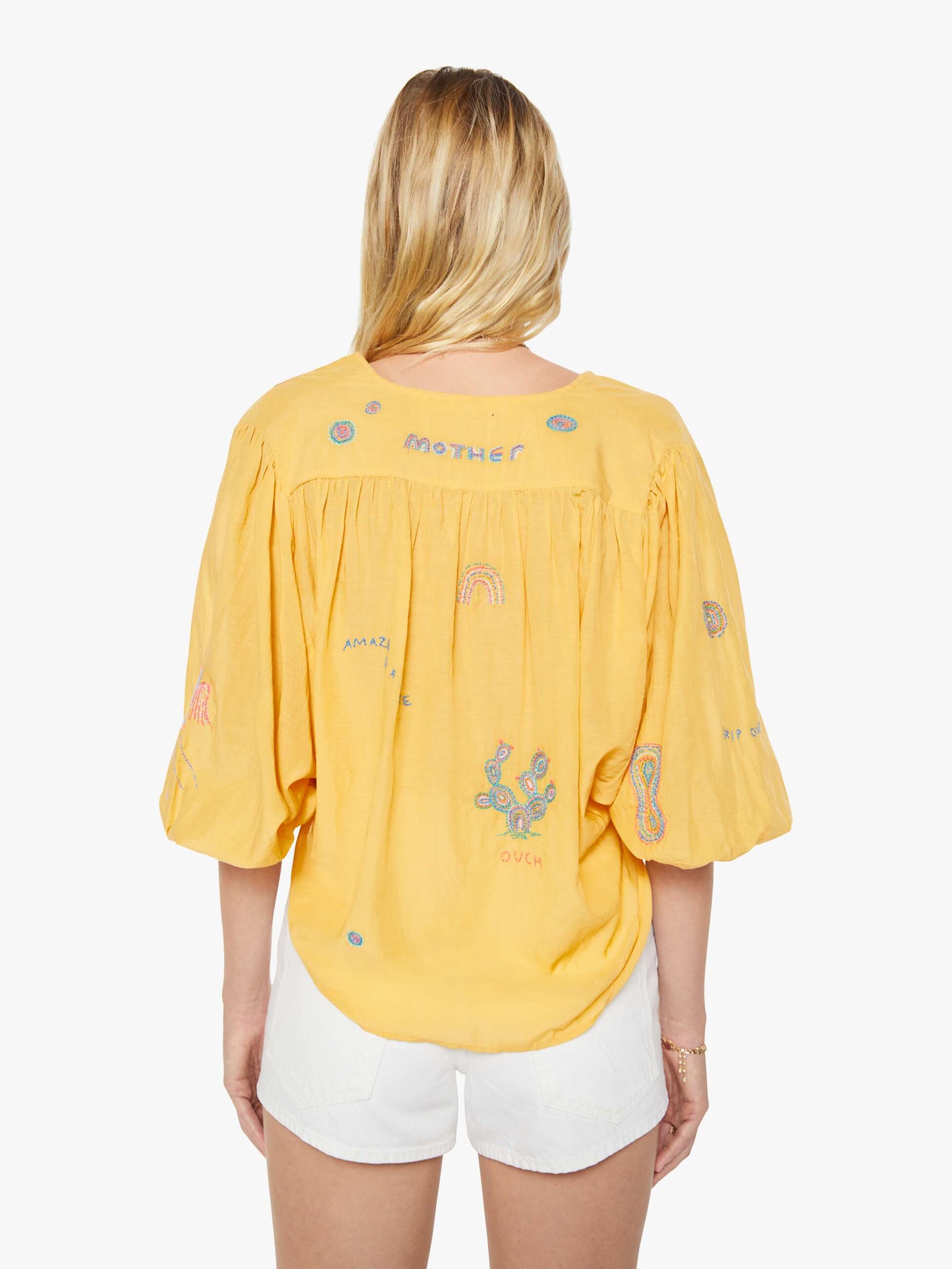 Mother Denim Women The Breeze Yoke Top