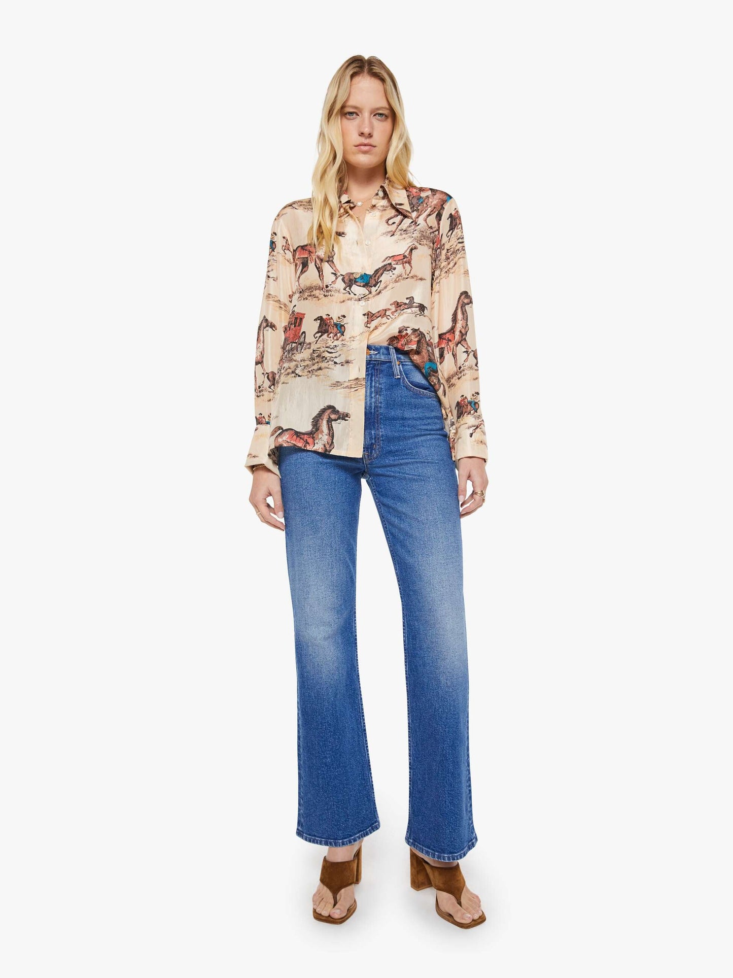 Mother Denim Women Alix Of Bohemia Dana Shirt