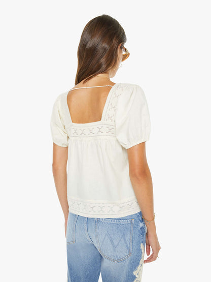 Mother Denim Women The Memory Lane Puff Sleeve