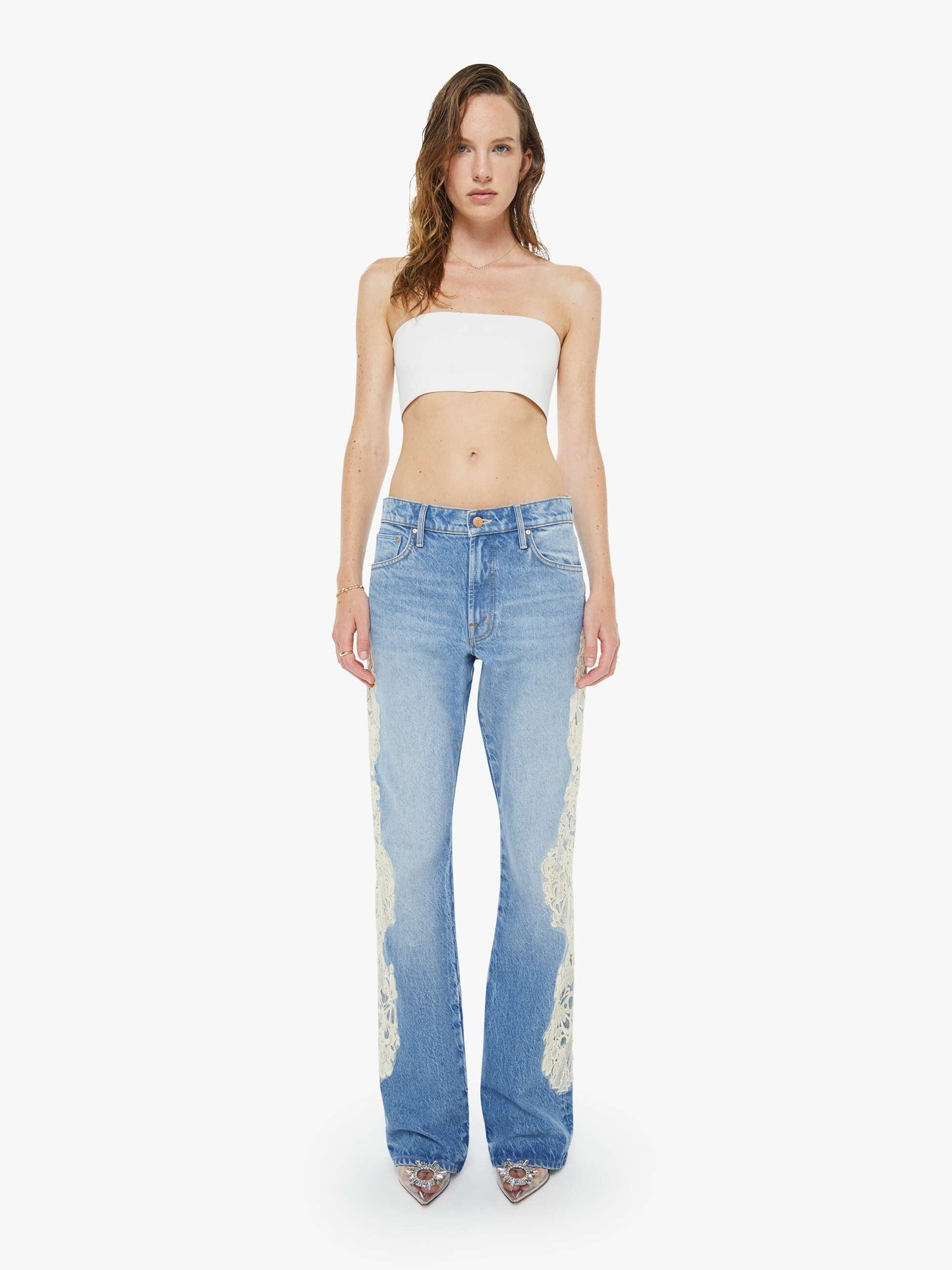 Mother Denim Women The Memory Lane Puff Sleeve