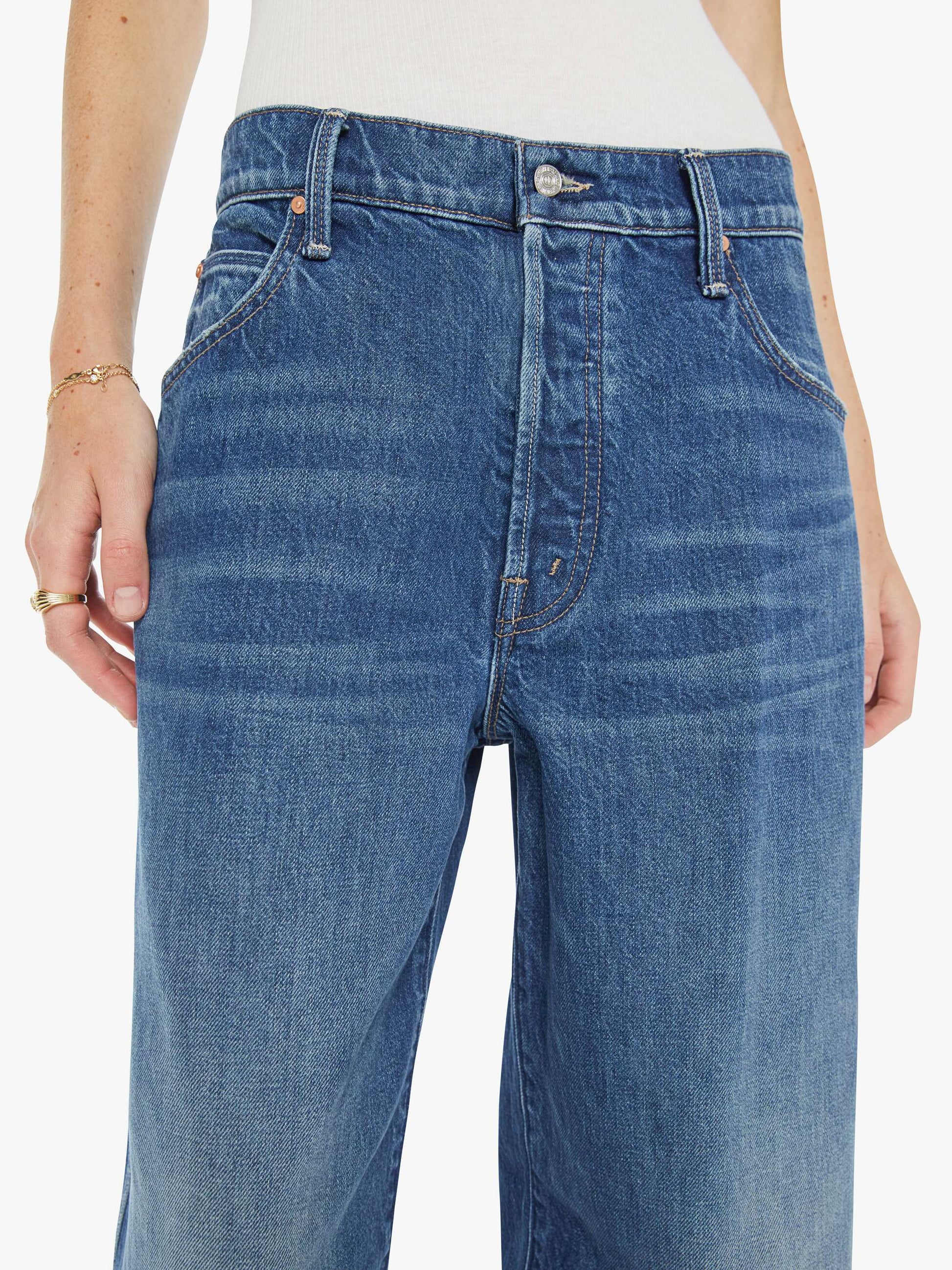 Mother Denim Women The Crop Raquette