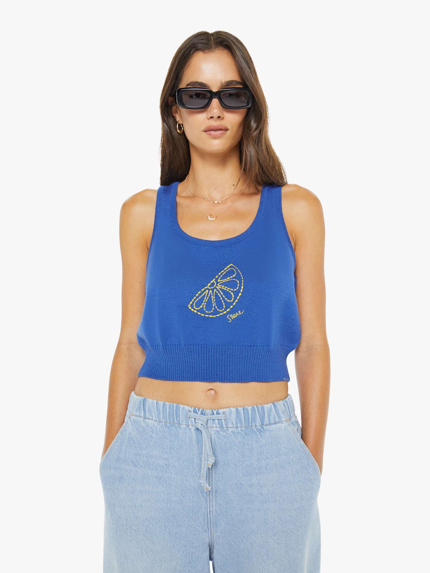 Mother Denim Women The Relaxed Tank