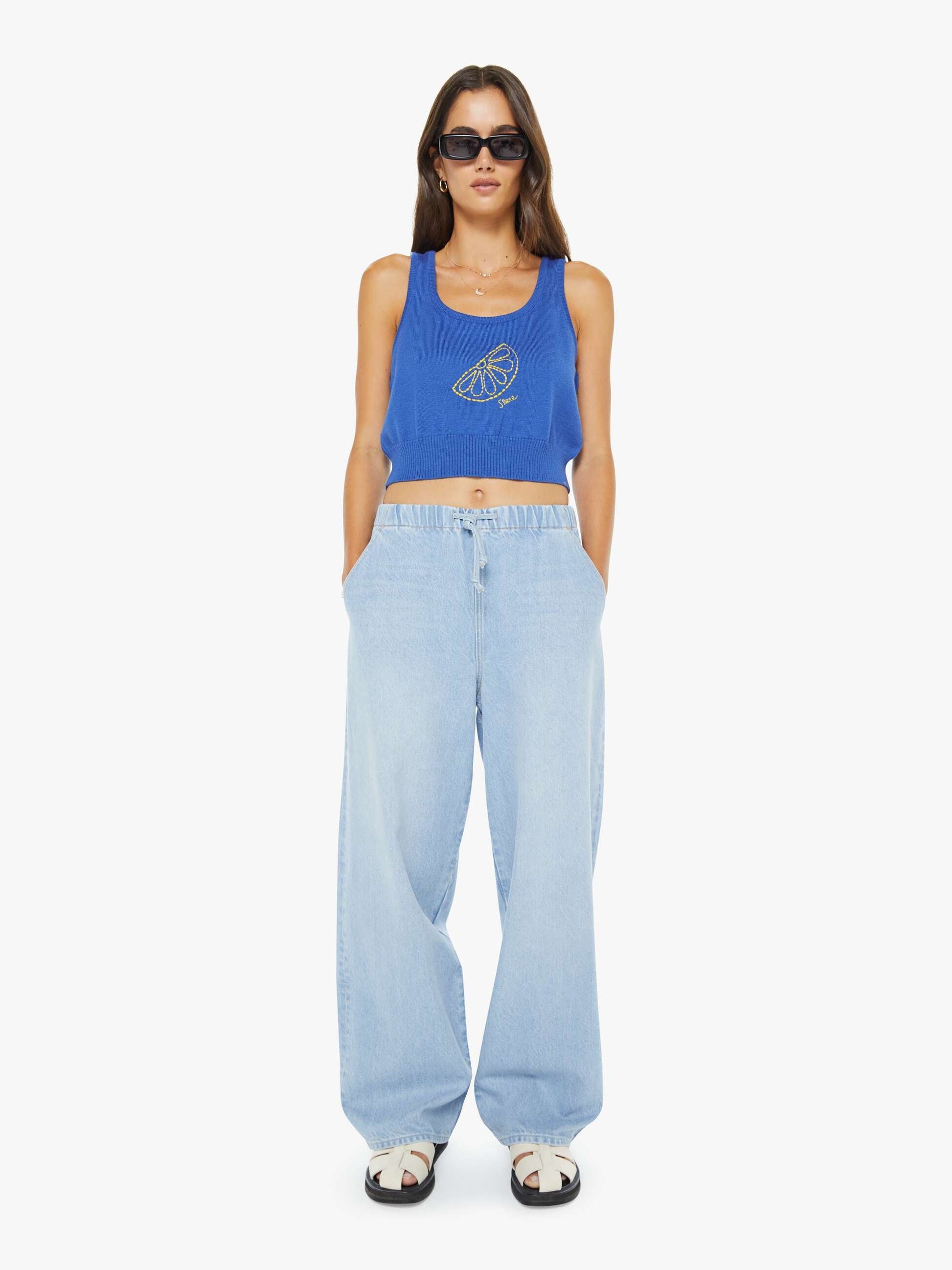 Mother Denim Women The Relaxed Tank