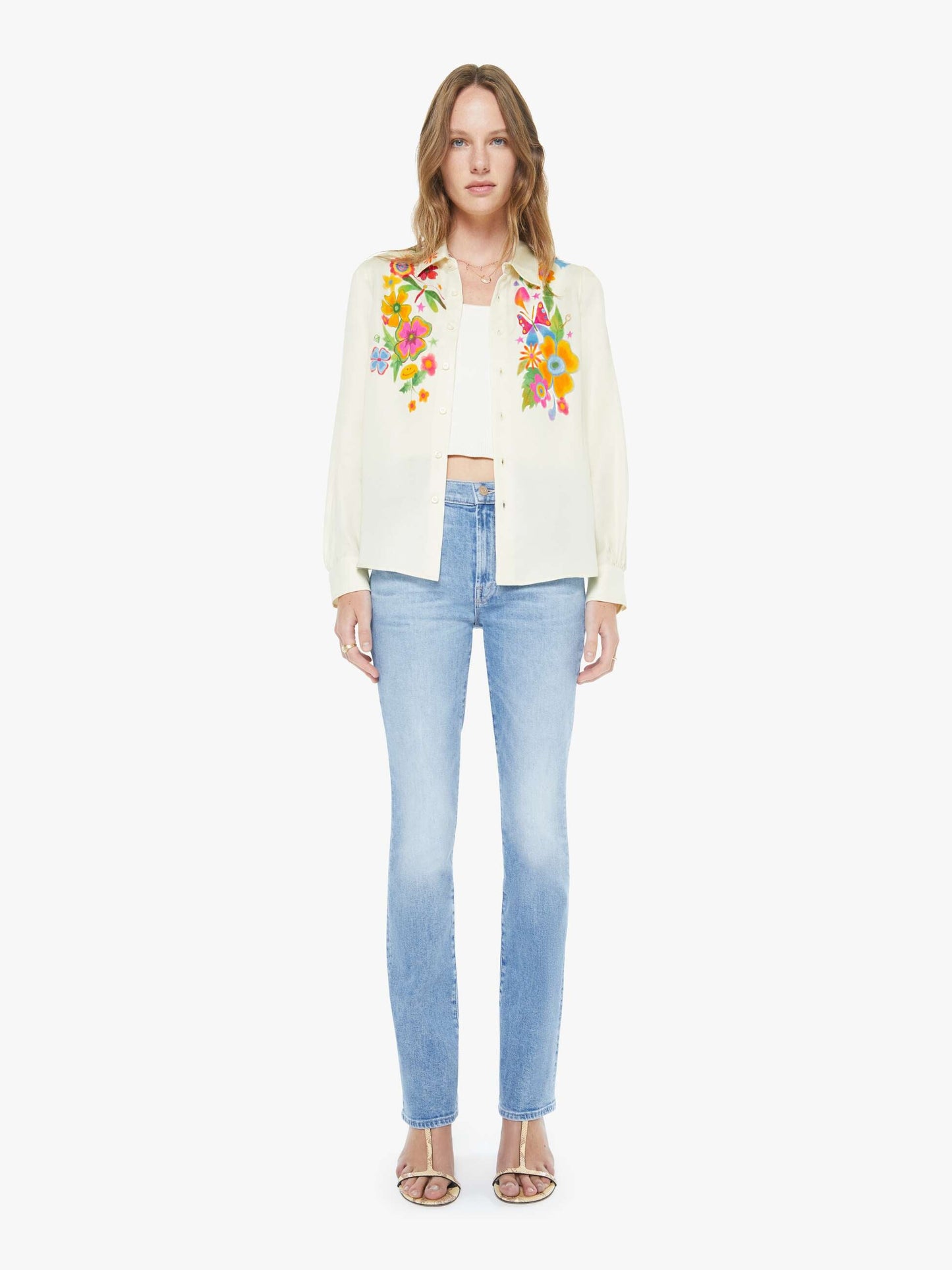 Mother Denim Women The Gathered Honey