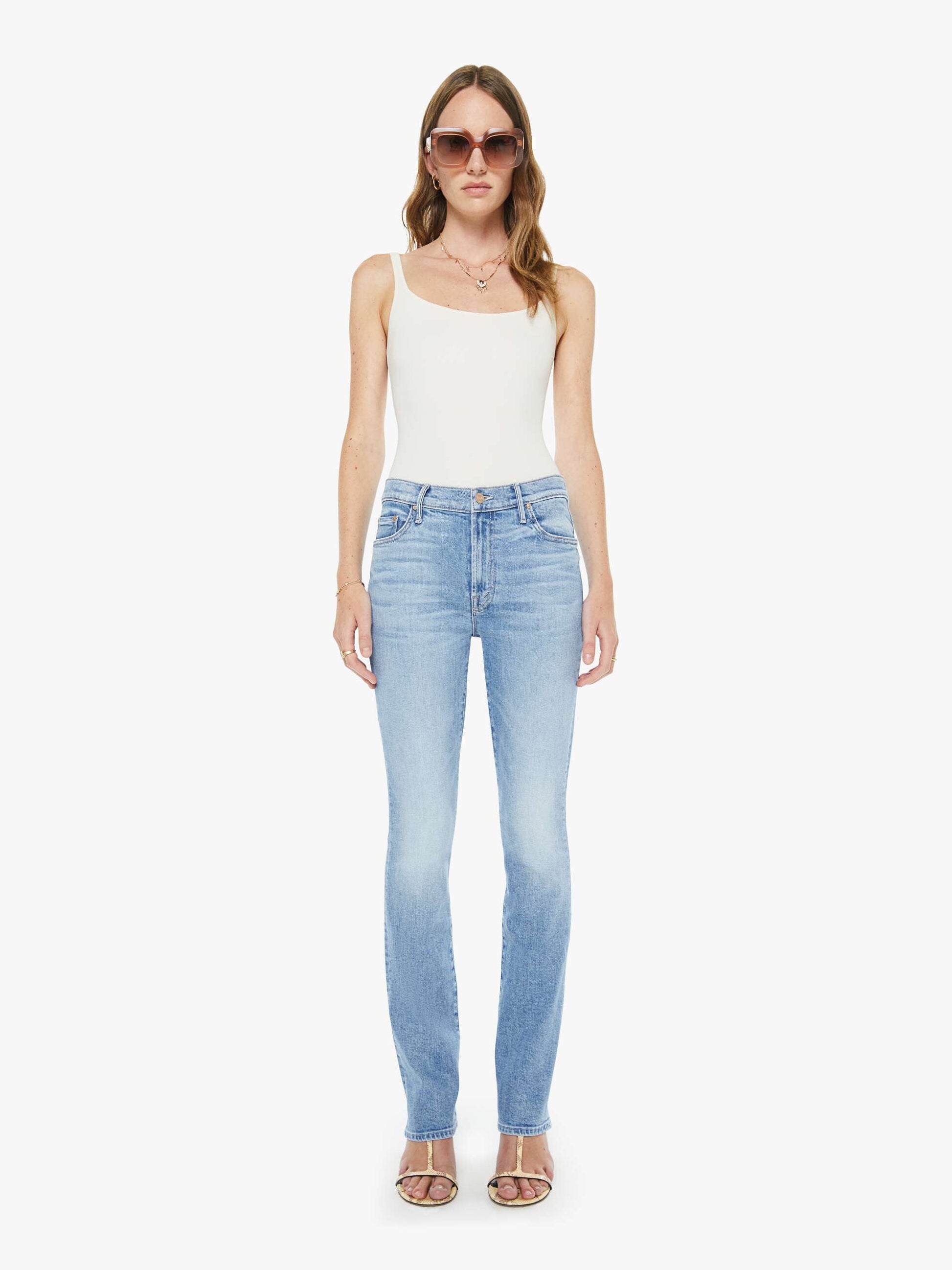 Mother Denim Women The Gathered Honey