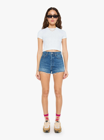 Mother Denim Women The Tune Up Short Fray