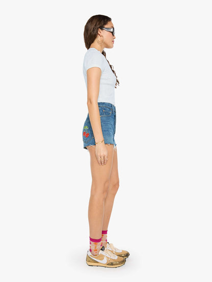 Mother Denim Women The Tune Up Short Fray