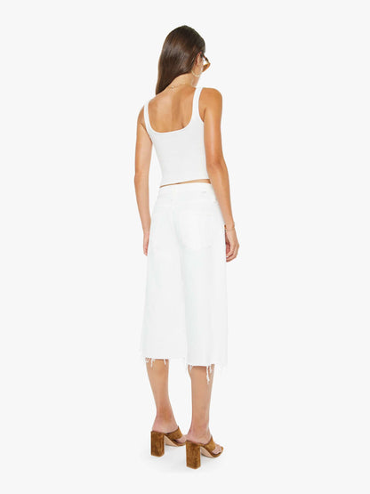 Mother Denim Women The Whole Lot Zip Twist Fray