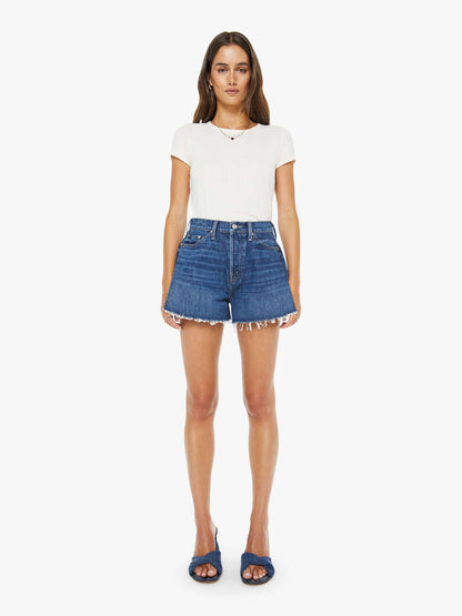 Mother Denim Women The Flutter Short Fray
