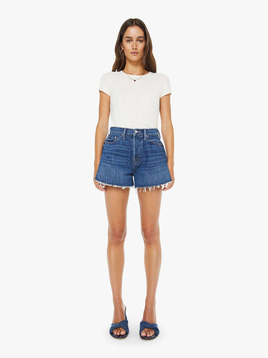 Mother Denim Women The Flutter Short Fray