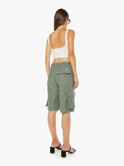 Mother Denim Women The Free Fall Short Fray