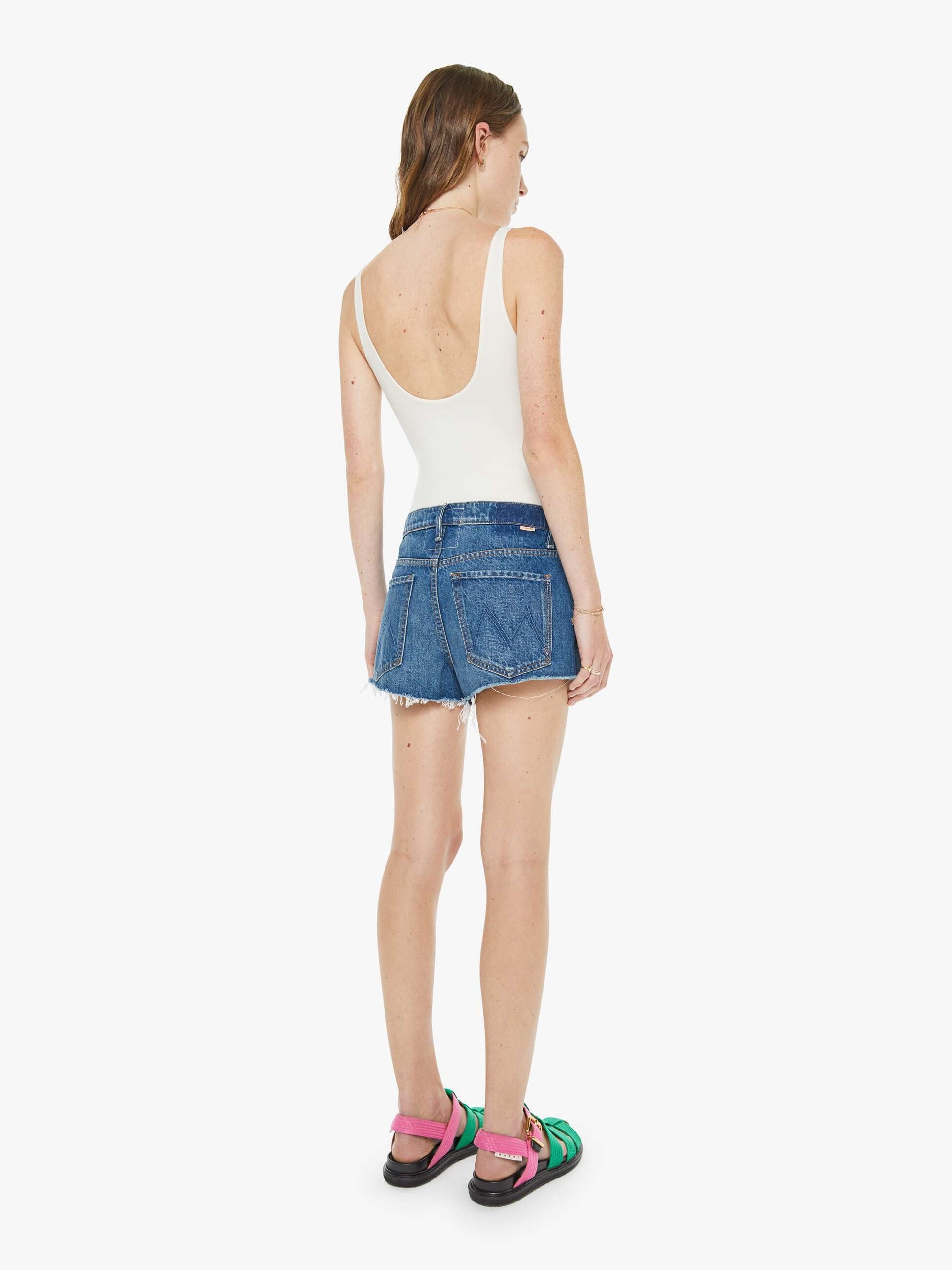 Mother Denim Women The Dodger Short Short Fray