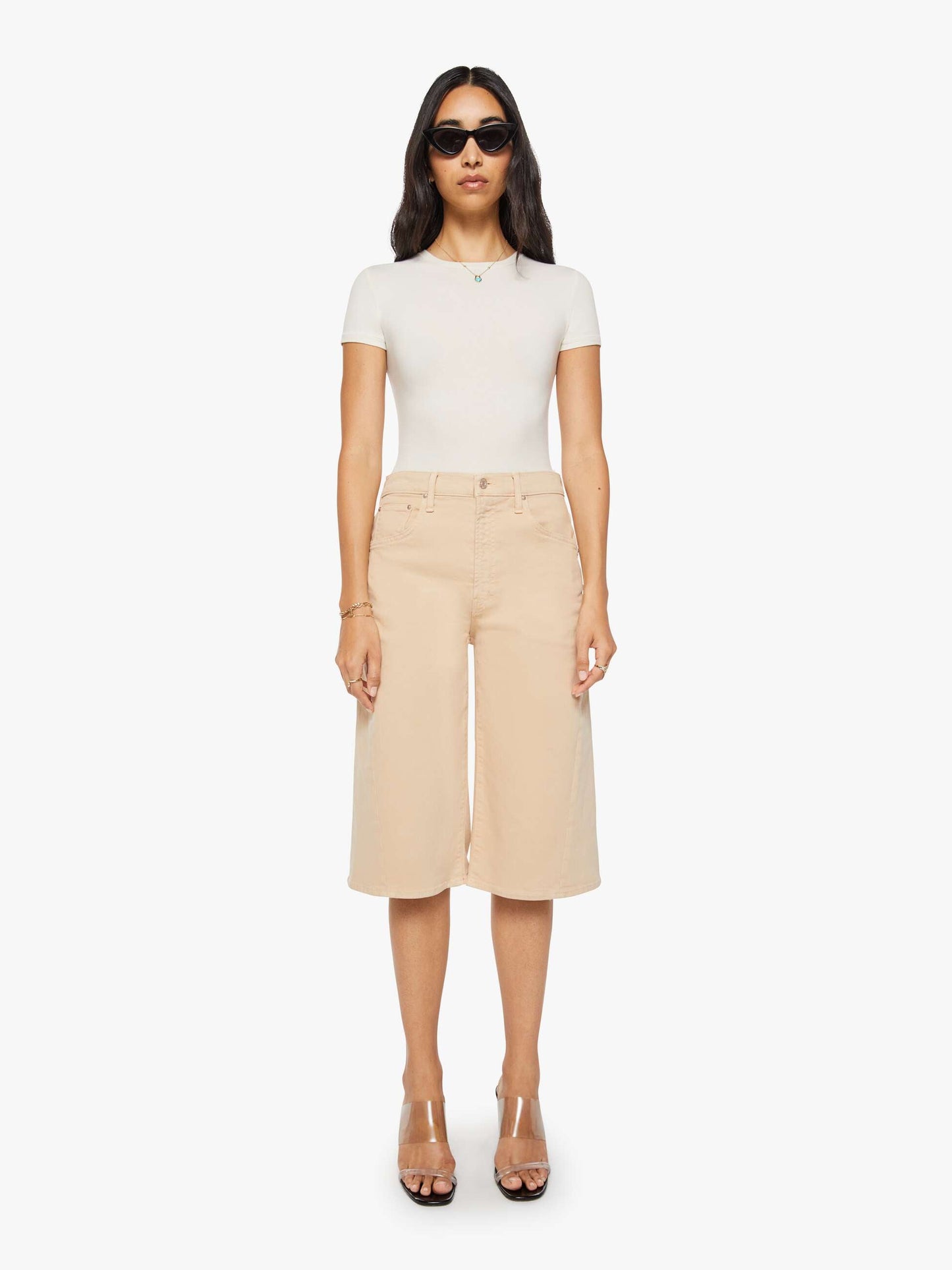 Mother Denim Women The Whole Lot Twist Zip