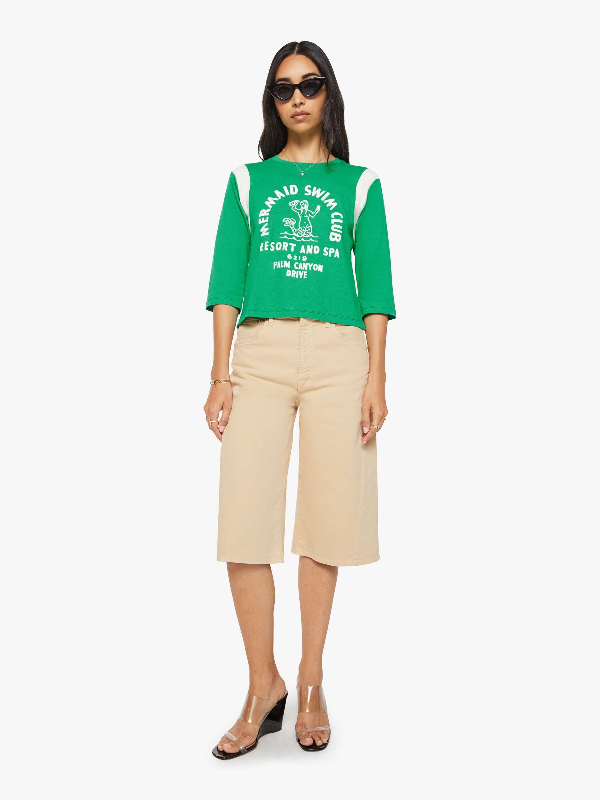 Mother Denim Women The Whole Lot Twist Zip
