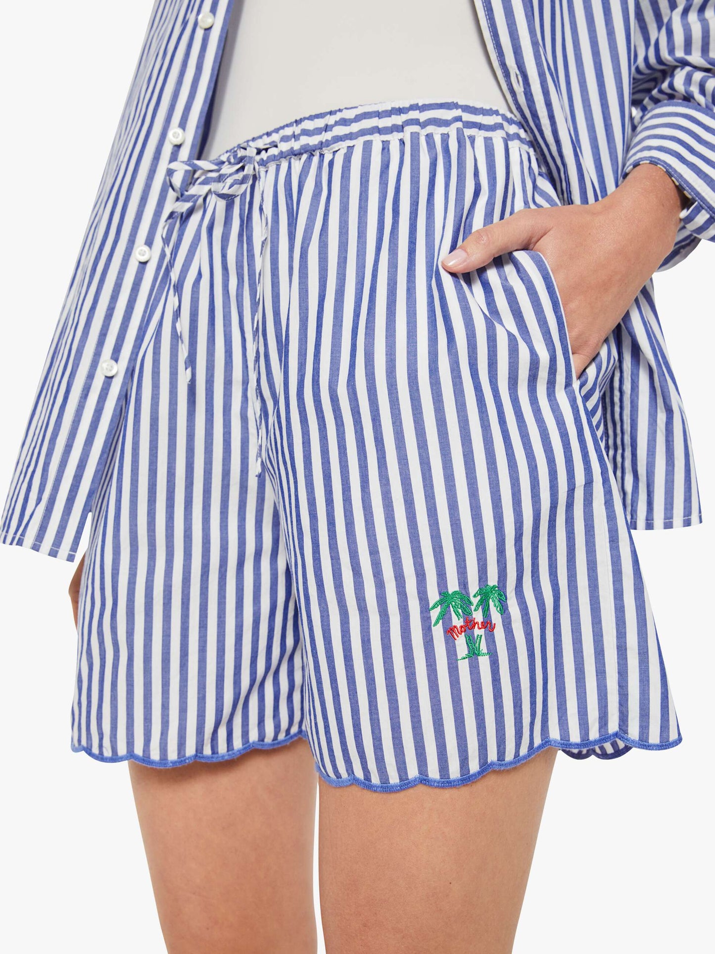 Mother Denim Women The Drawn Freeballer Short