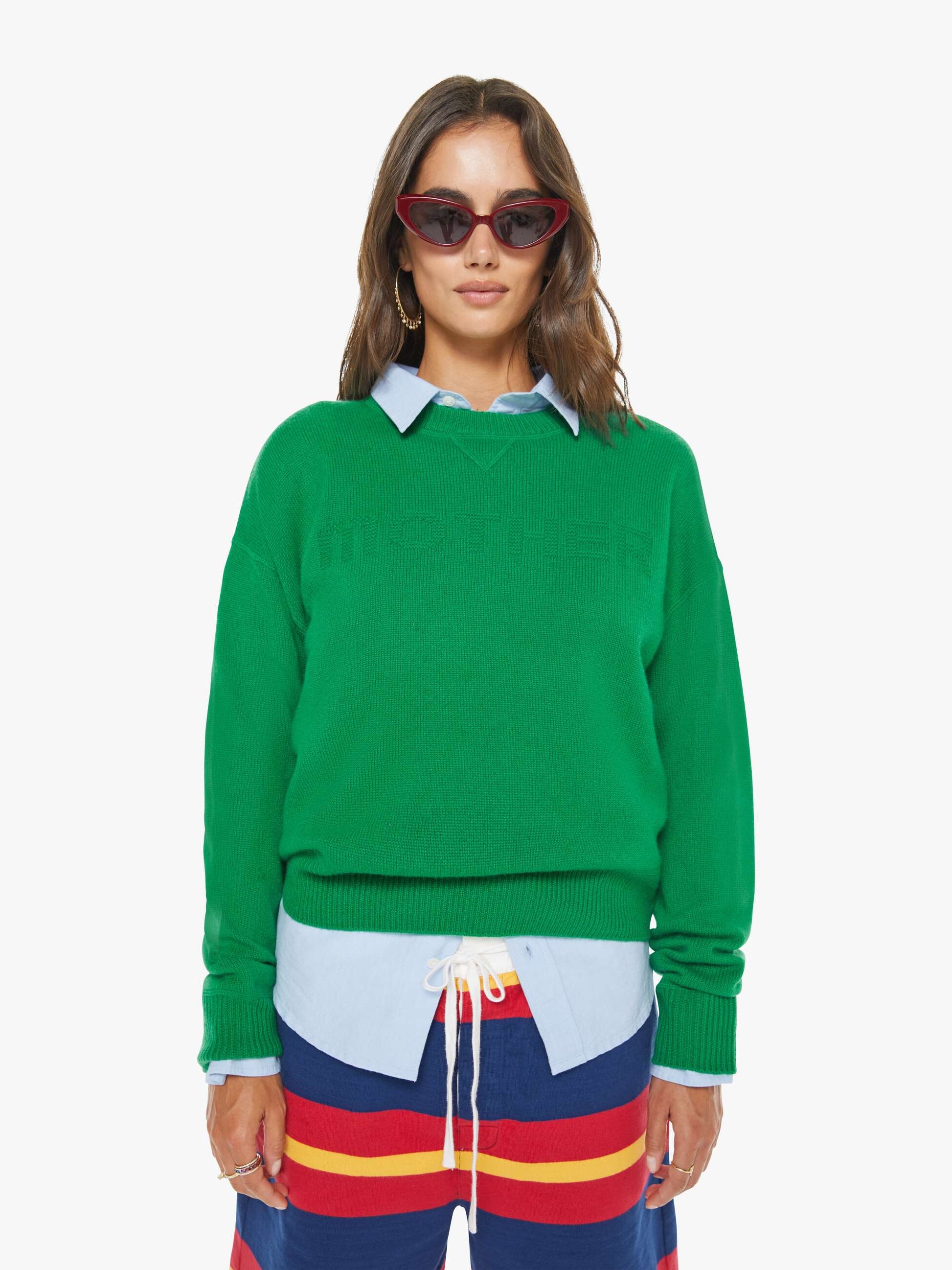 Mother Denim Women The Logo Jumper