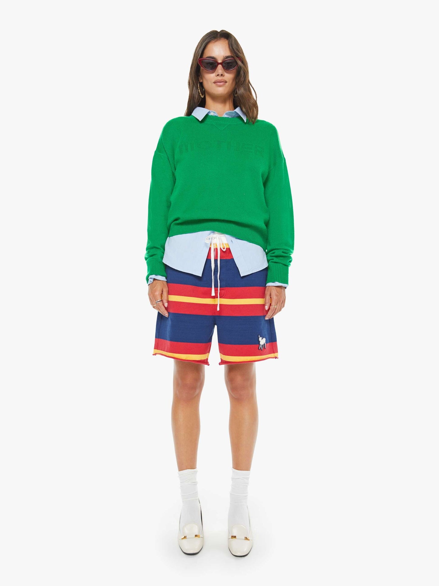 Mother Denim Women The Logo Jumper