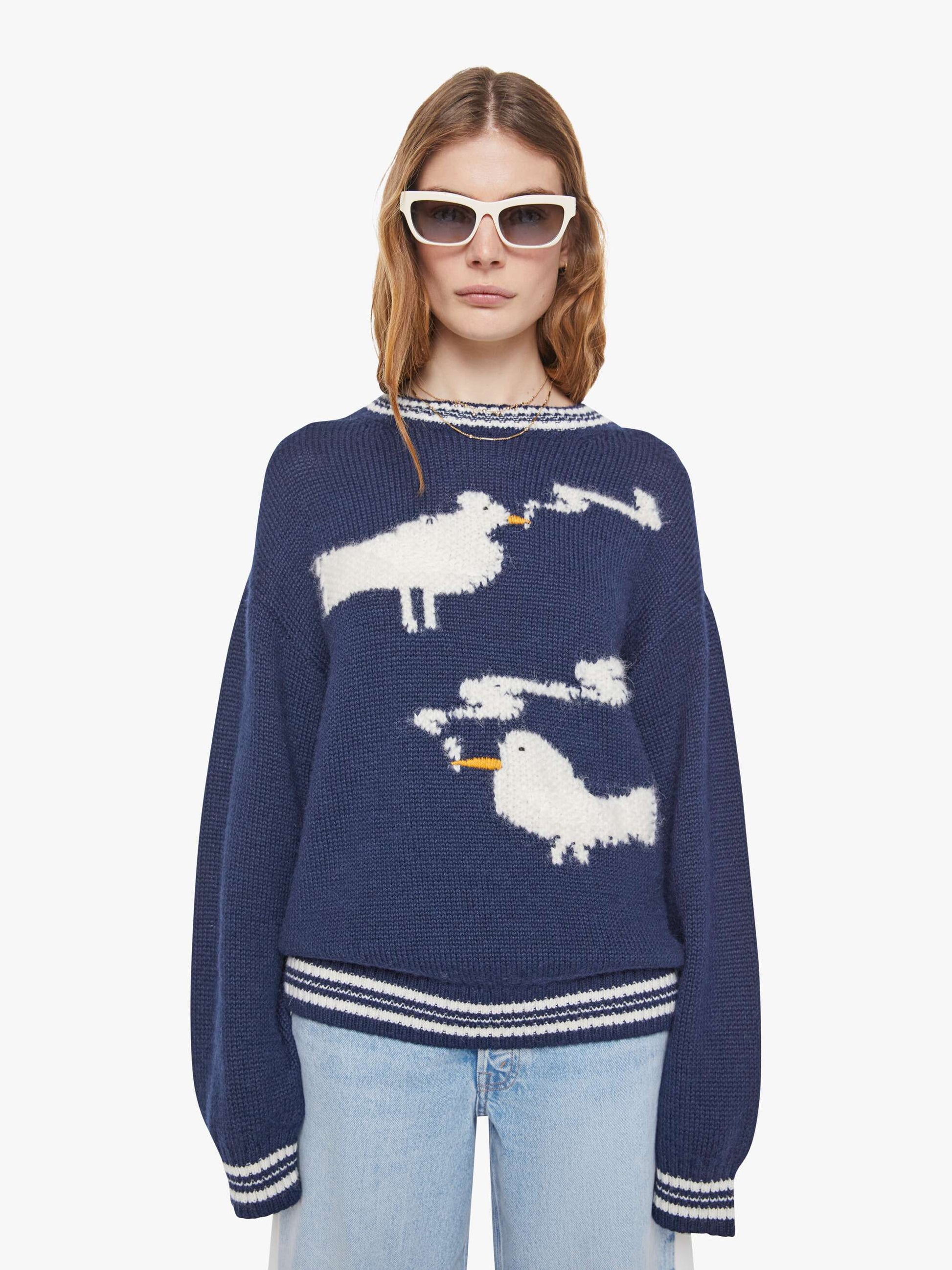 Mother Denim Women The Oversized Jumper