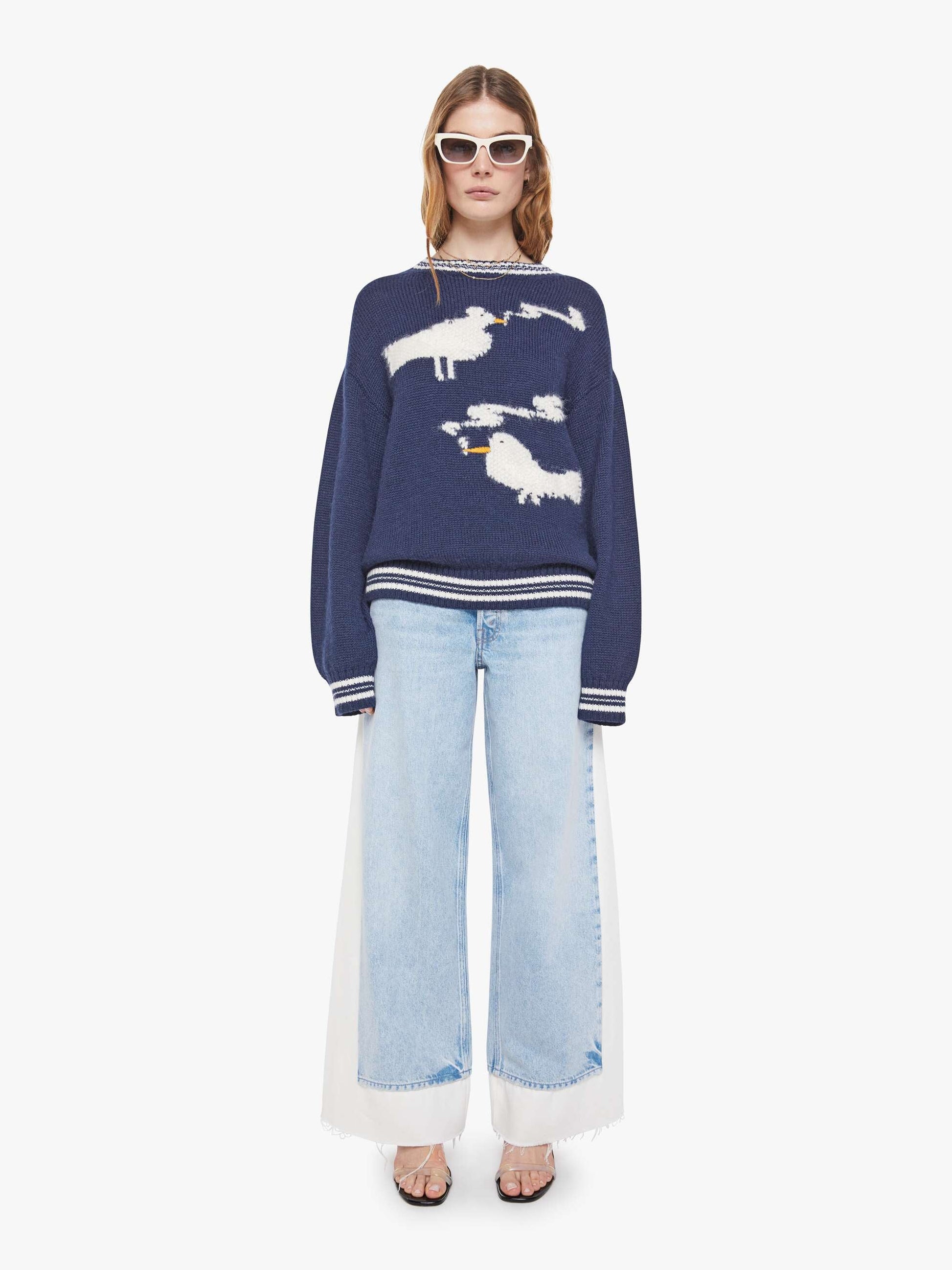 Mother Denim Women The Oversized Jumper