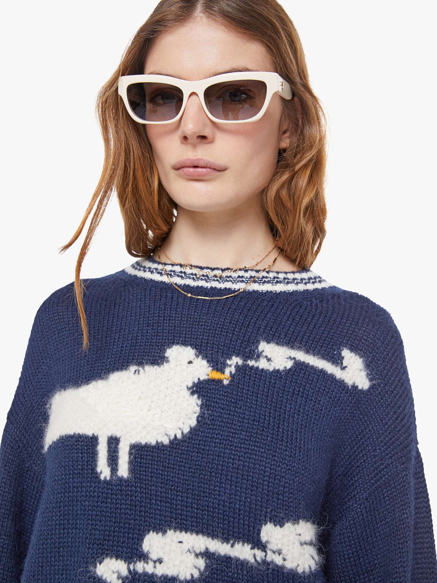 Mother Denim Women The Oversized Jumper