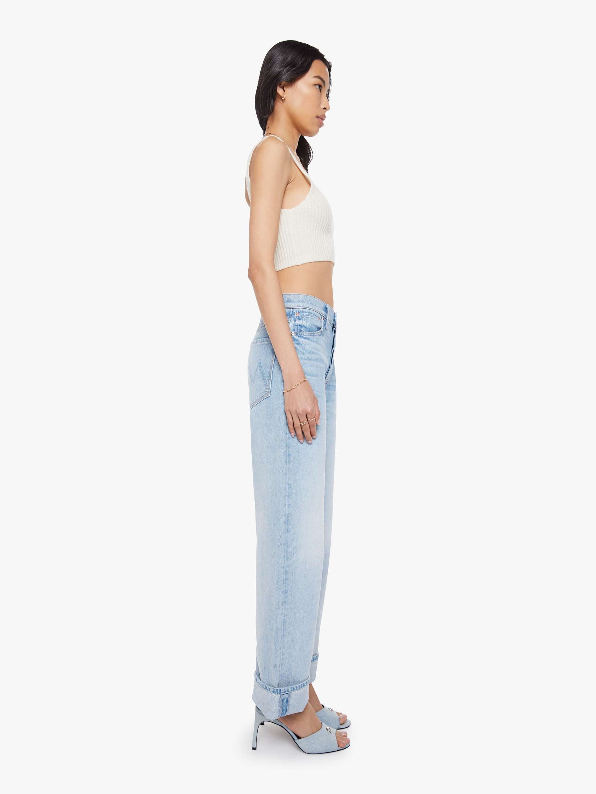 Mother Denim Women The Crop Jumper