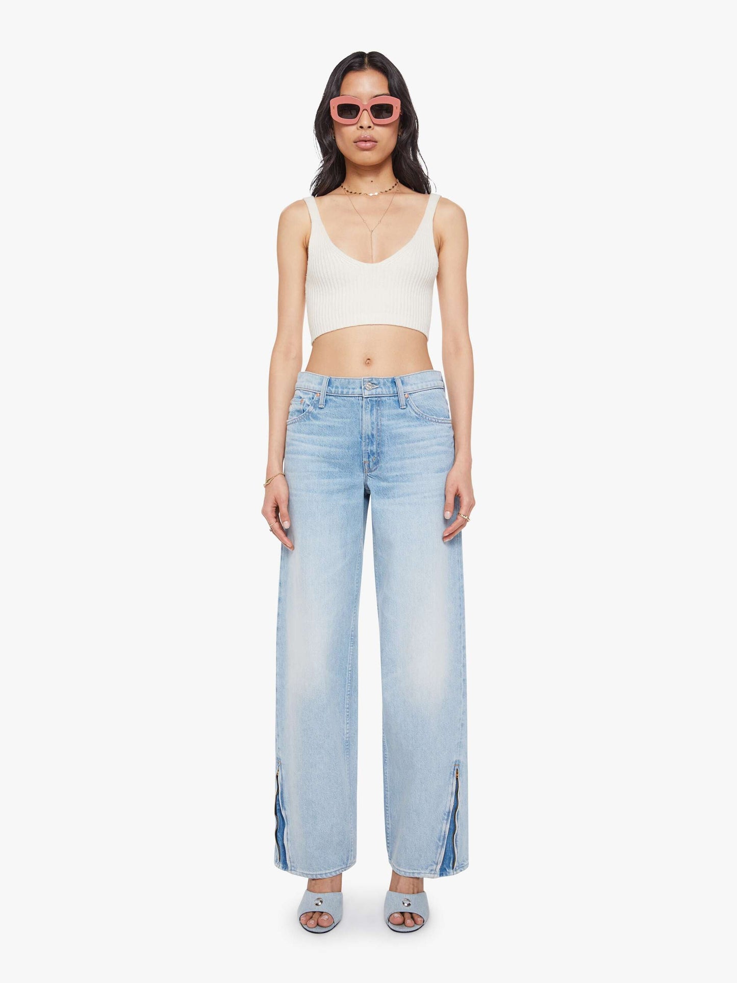 Mother Denim Women The Crop Jumper