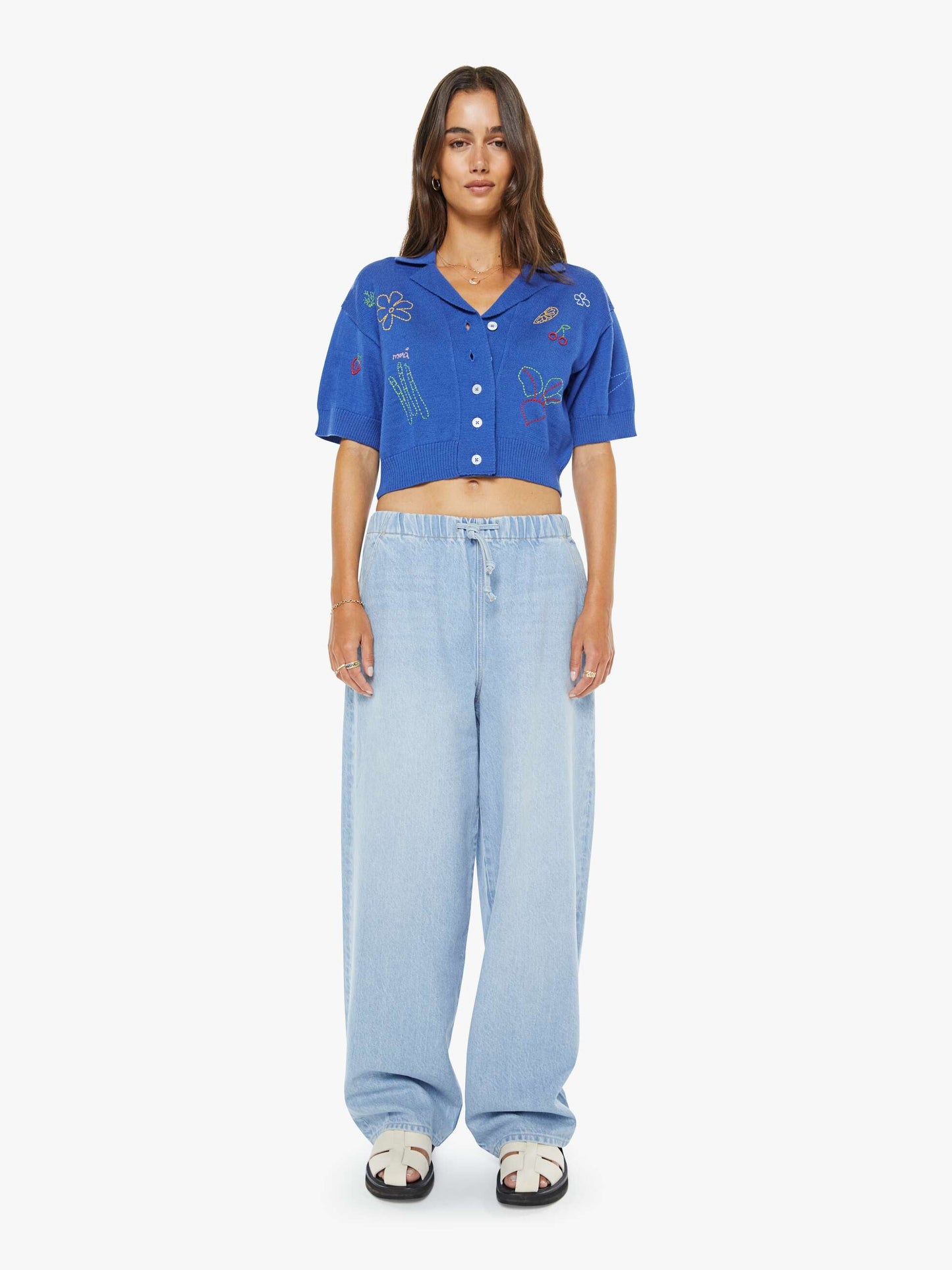 Mother Denim Women The Boxy Raquette
