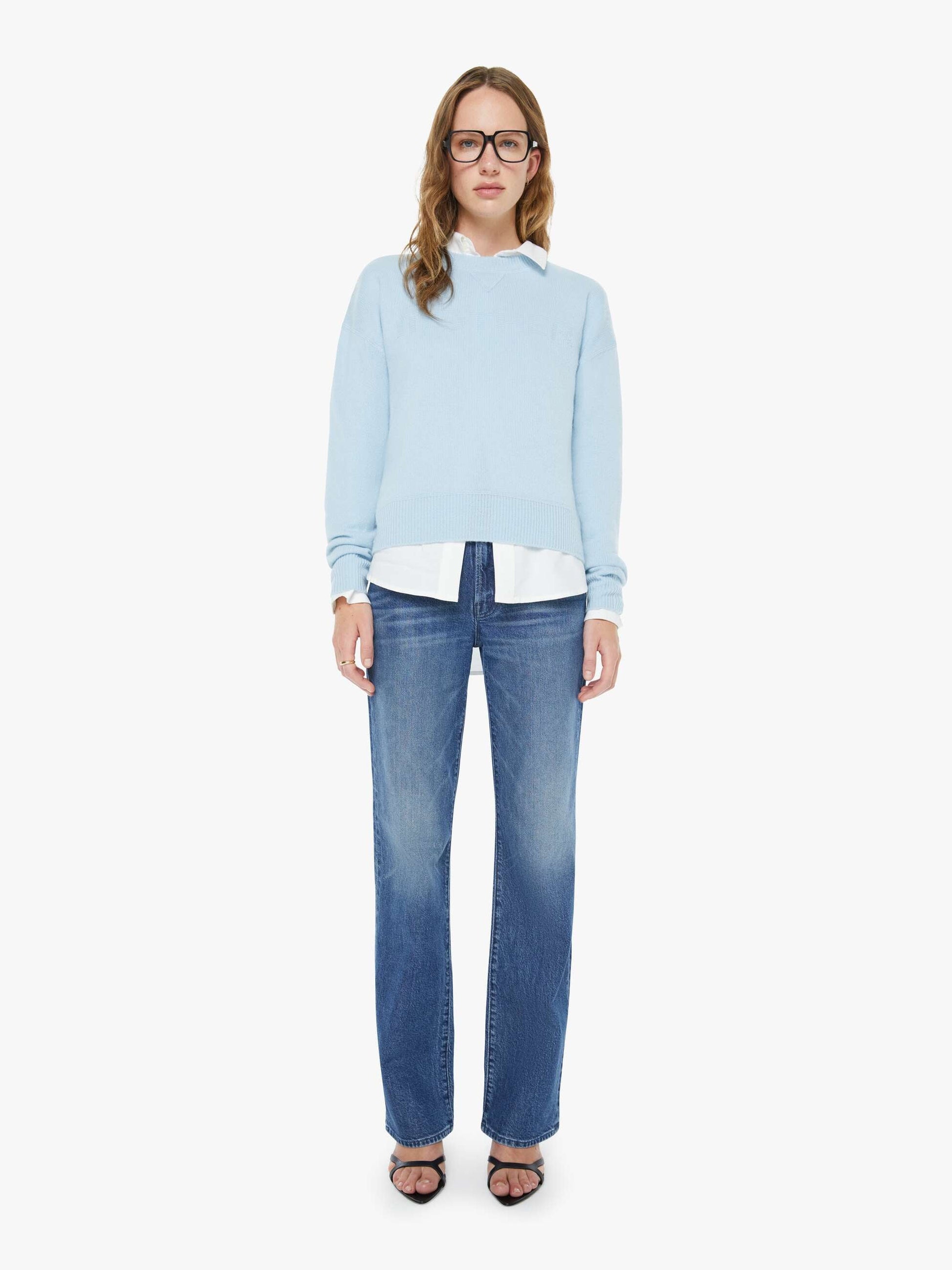 Mother Denim Women The Logo Jumper