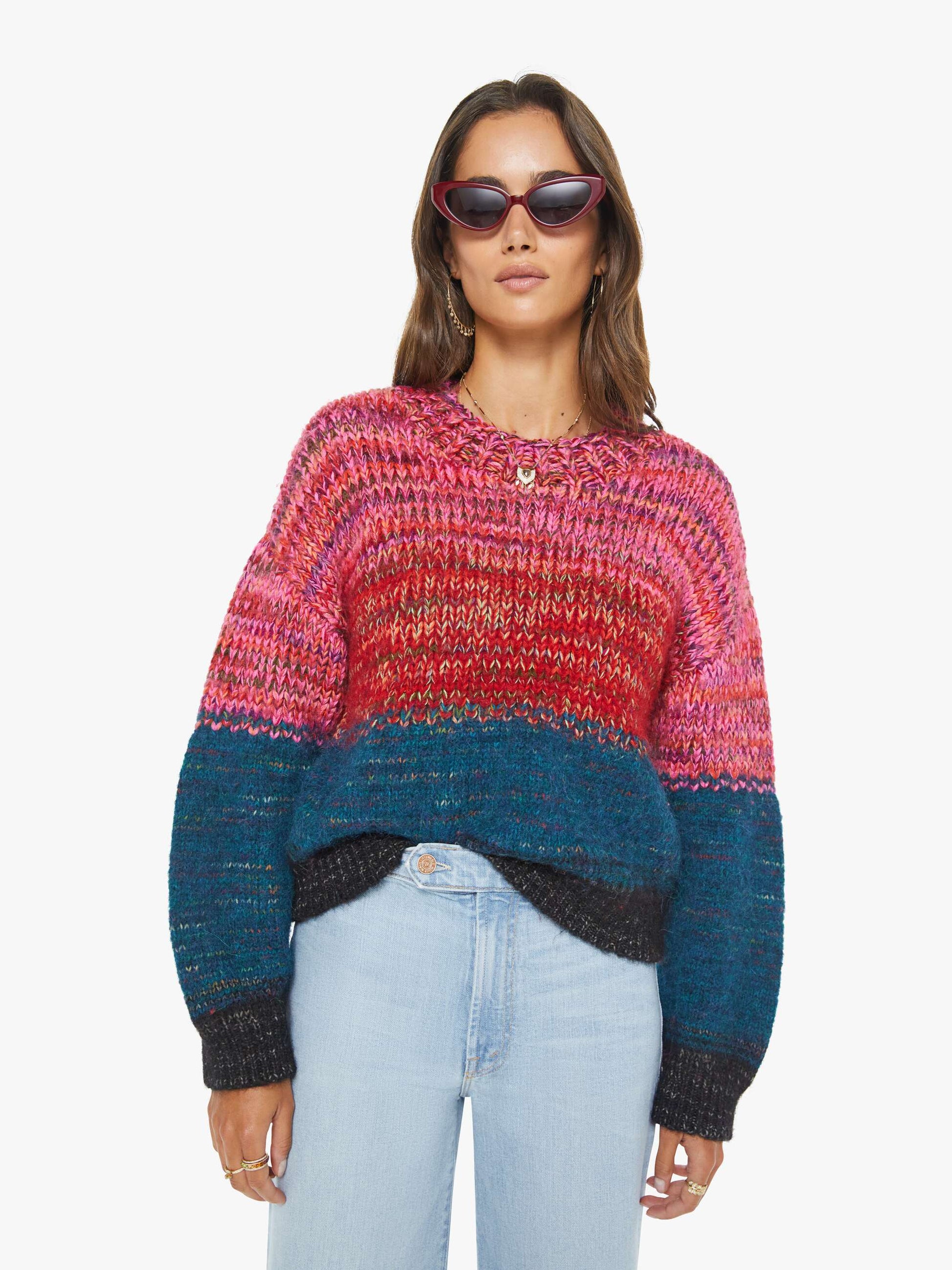 Mother Denim Women The Crop Pullover