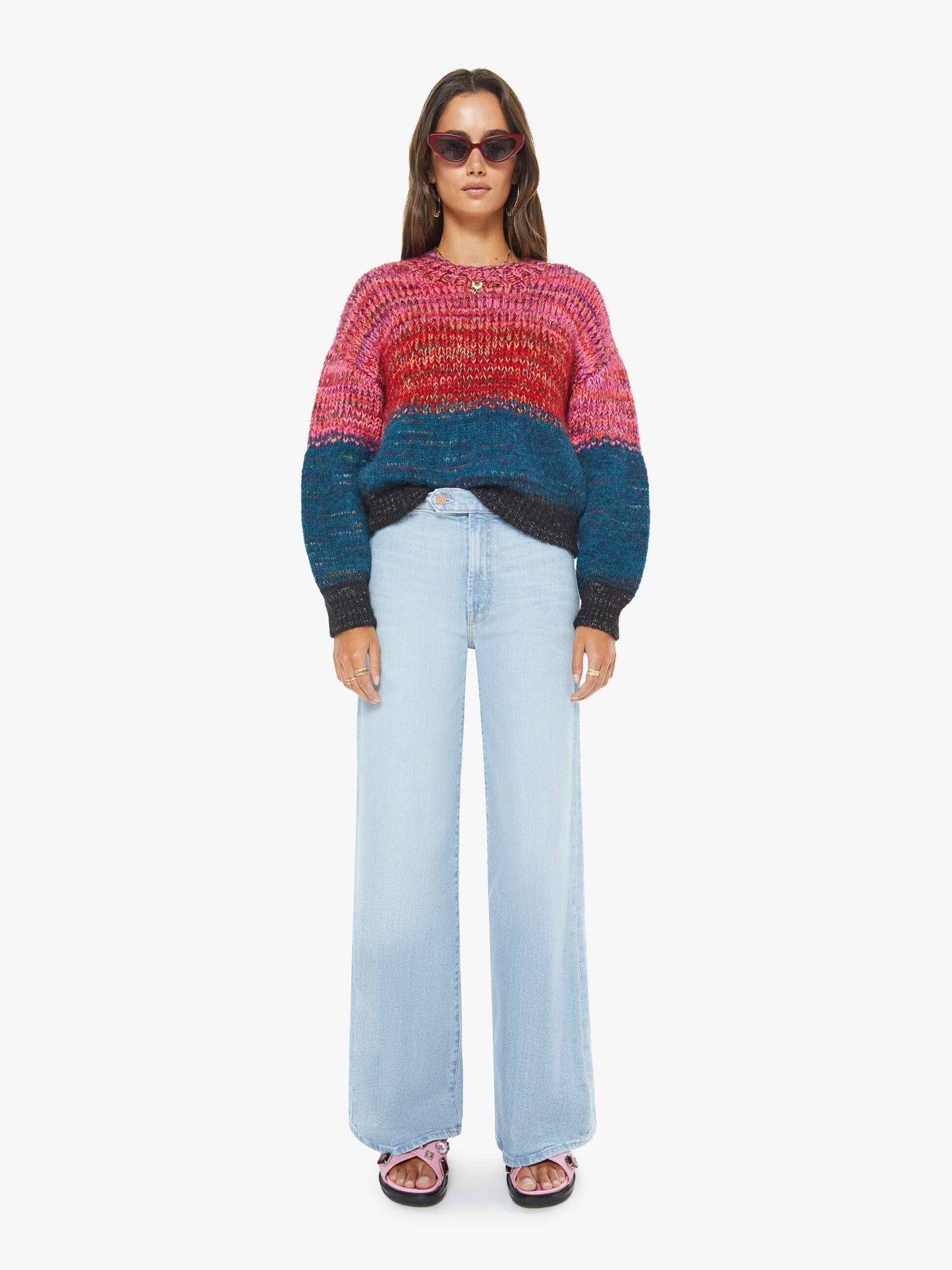 Mother Denim Women The Crop Pullover