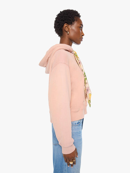 Mother Denim Women The Shrunken Boxy Cravat Hoodie